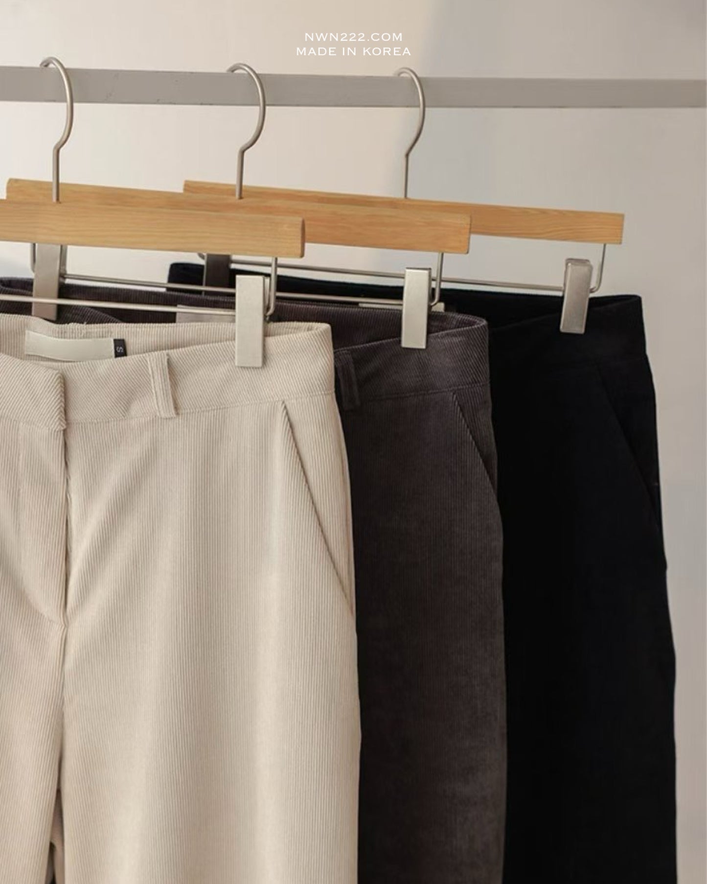 《現貨》燈芯絨面直筒褲