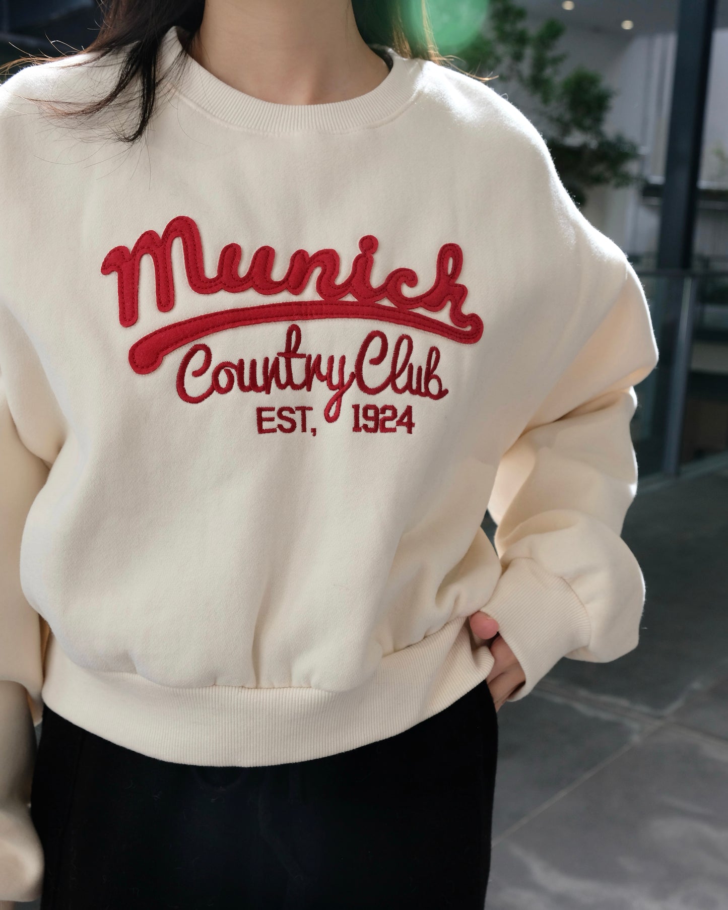 Munich Hoodies 奶白色