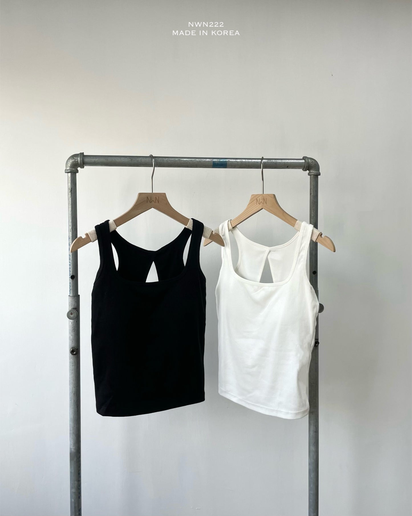 露背方領bra top