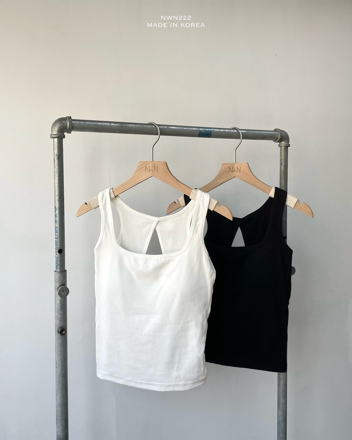 露背方領bra top