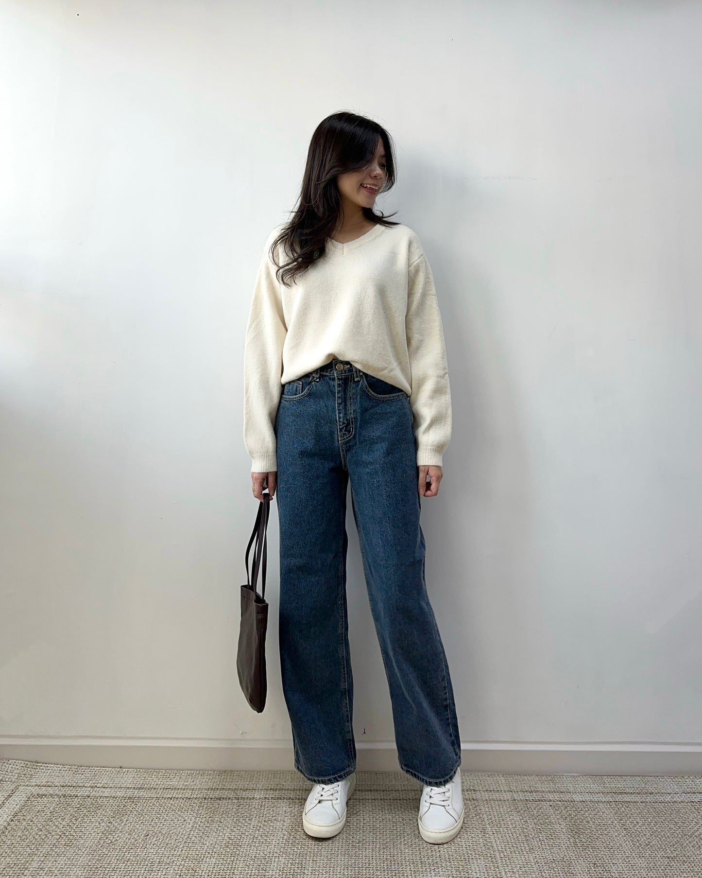 預訂|深藍九分寬長牛