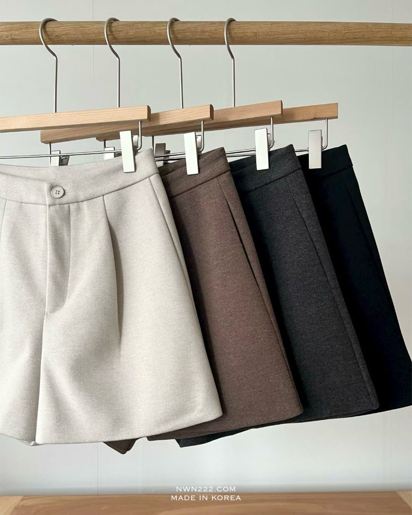 極簡約A cut 西裝短褲