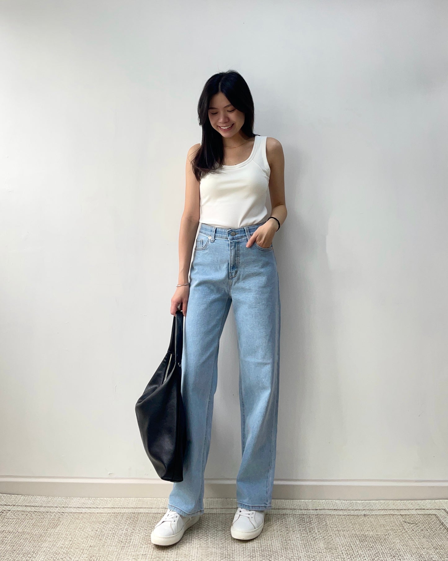 斜明線背心Bra Top