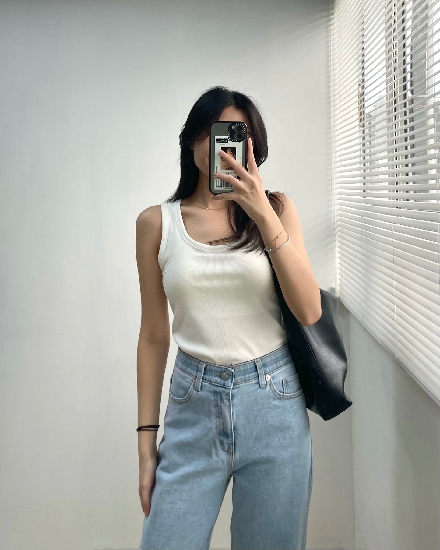 斜明線背心Bra Top