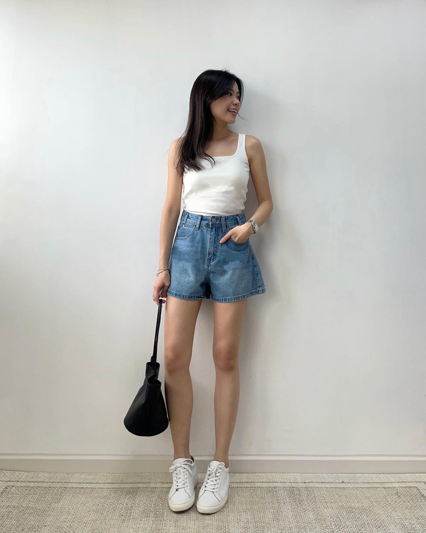 露背方領bra top