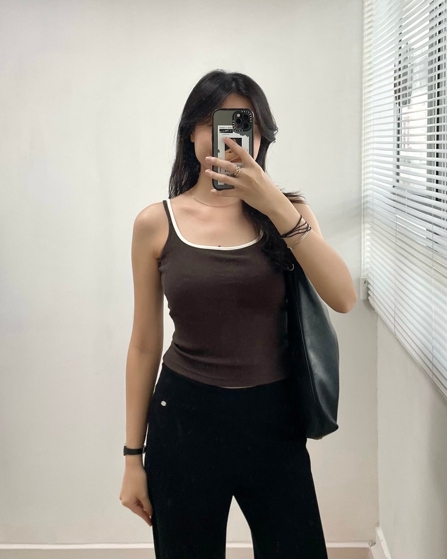假雙肩帶Bra Top