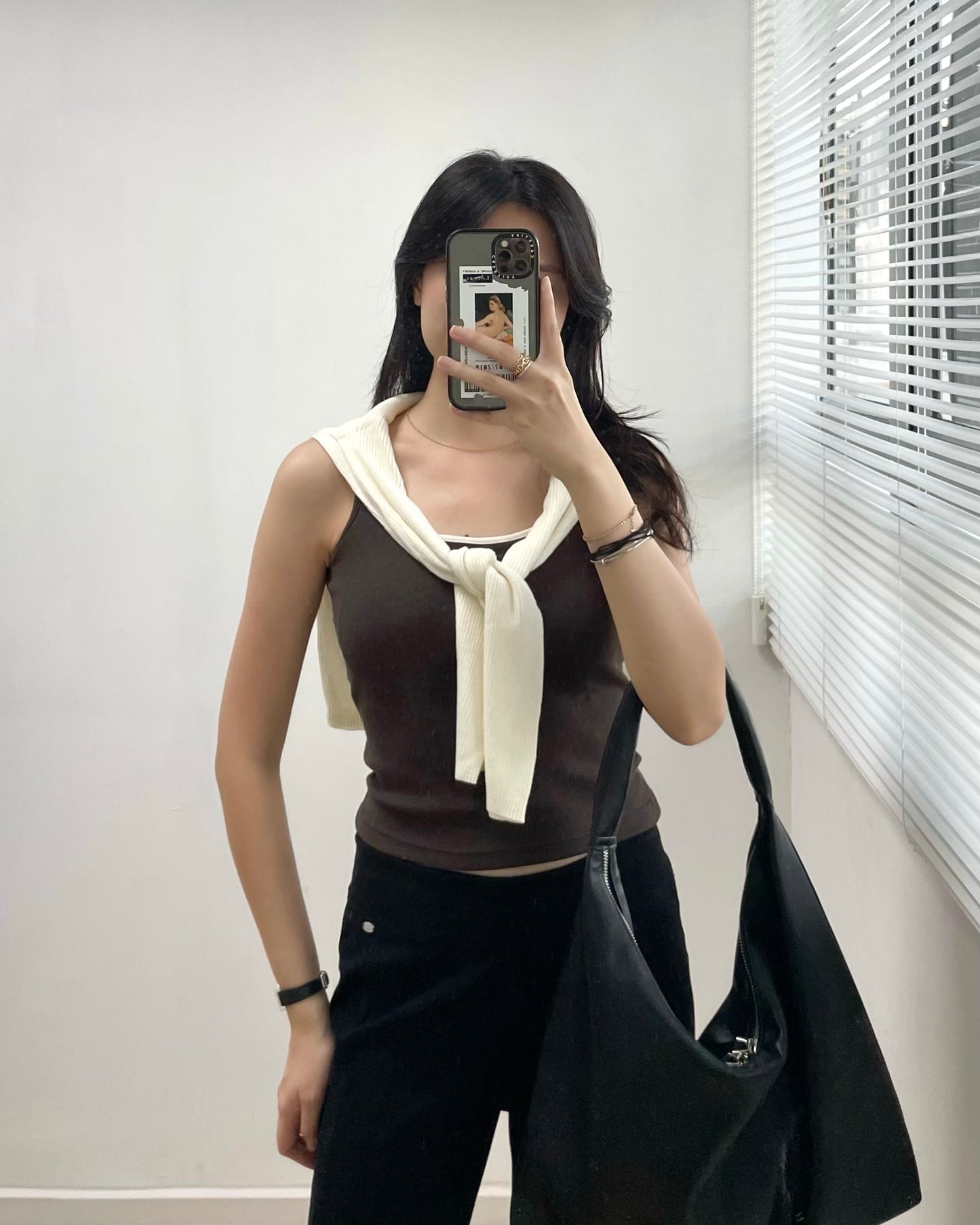 假雙肩帶Bra Top