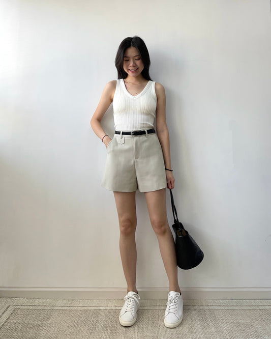 A cut 薄西裝短褲