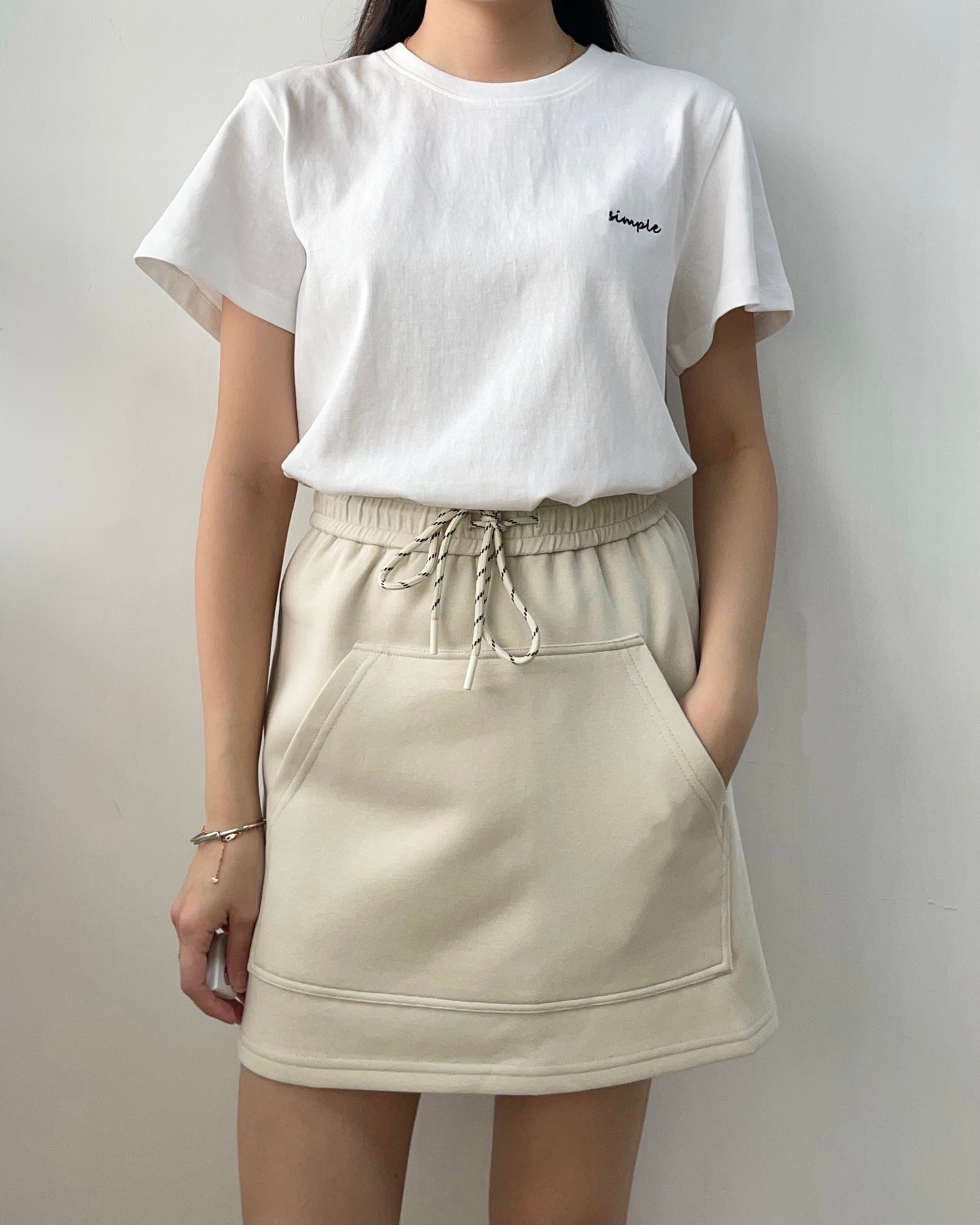 《現貨》衛衣袋短棉裙