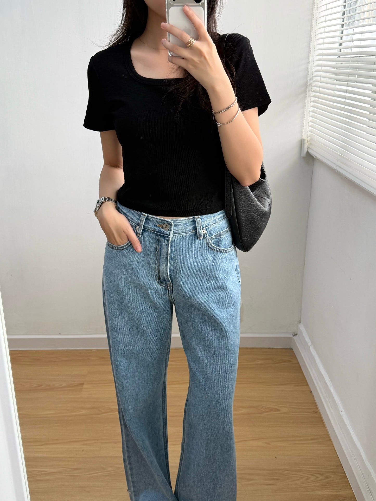 方領短Tee