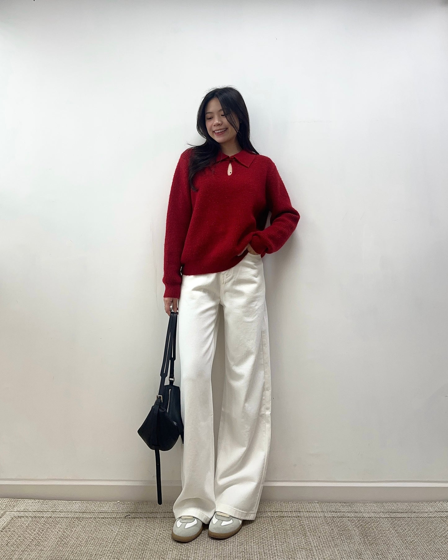 《現貨》筷子腳直筒寬牛褲