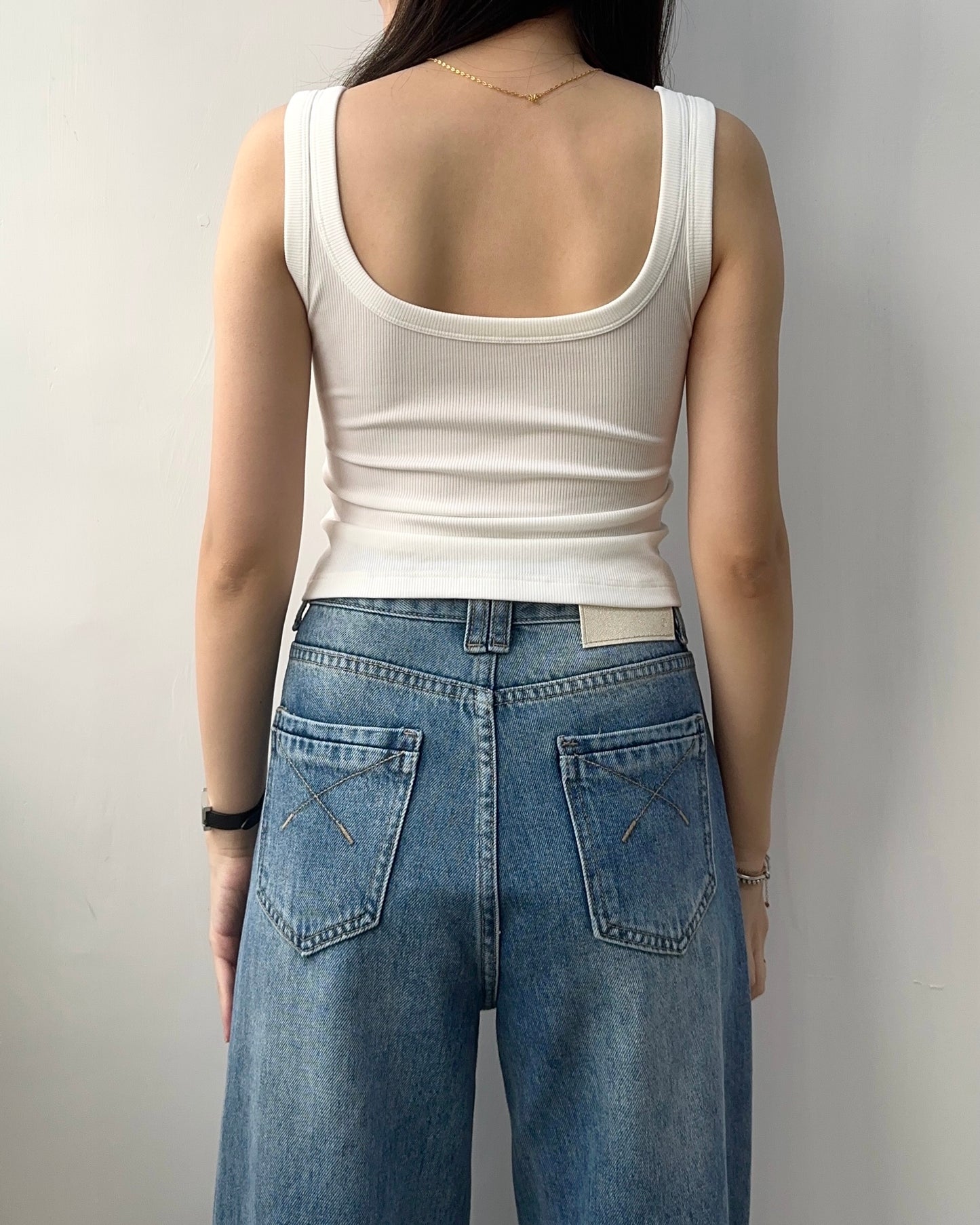 粗肩帶Basic Bra Top