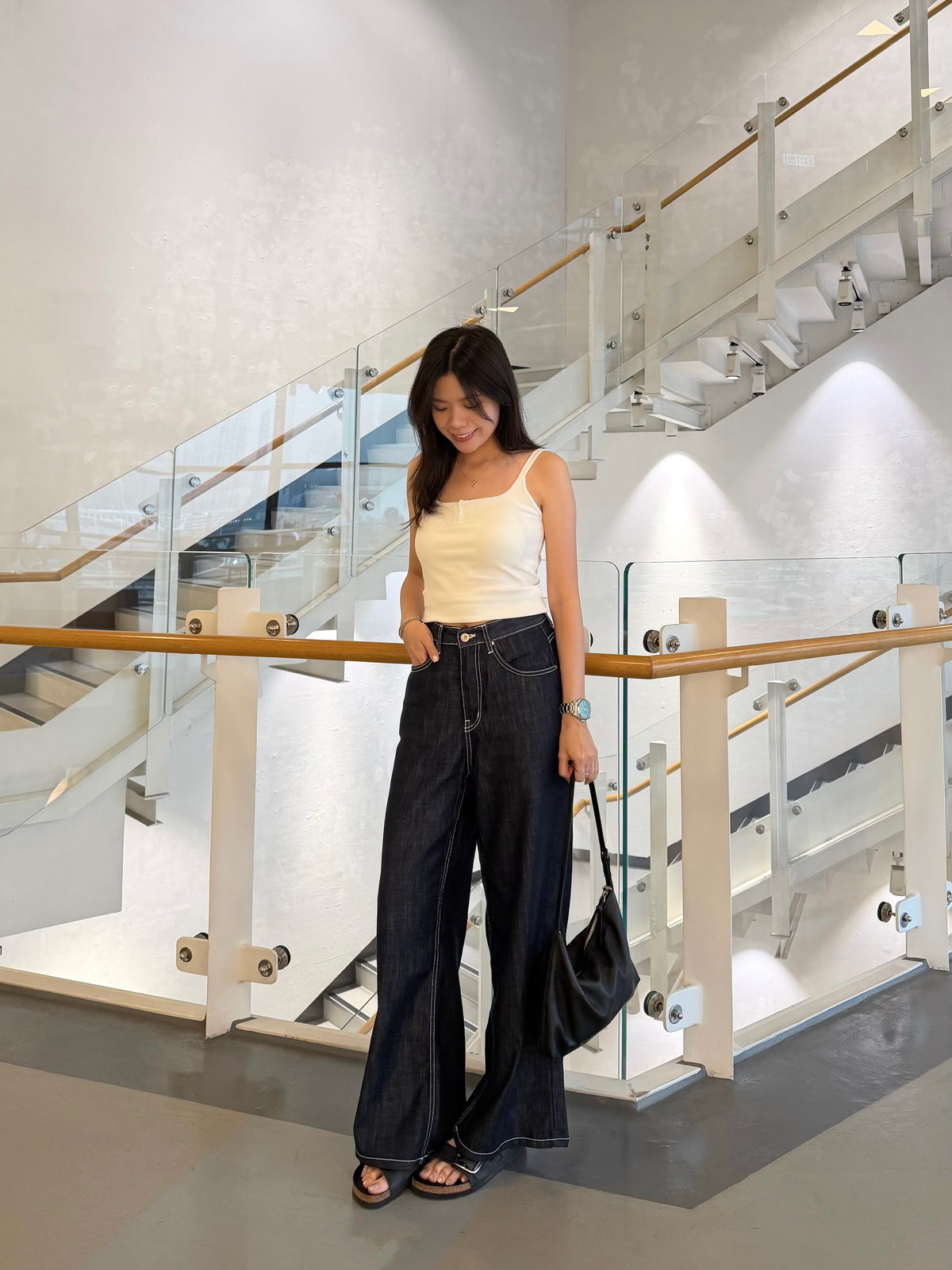 假雙肩帶Bra Top