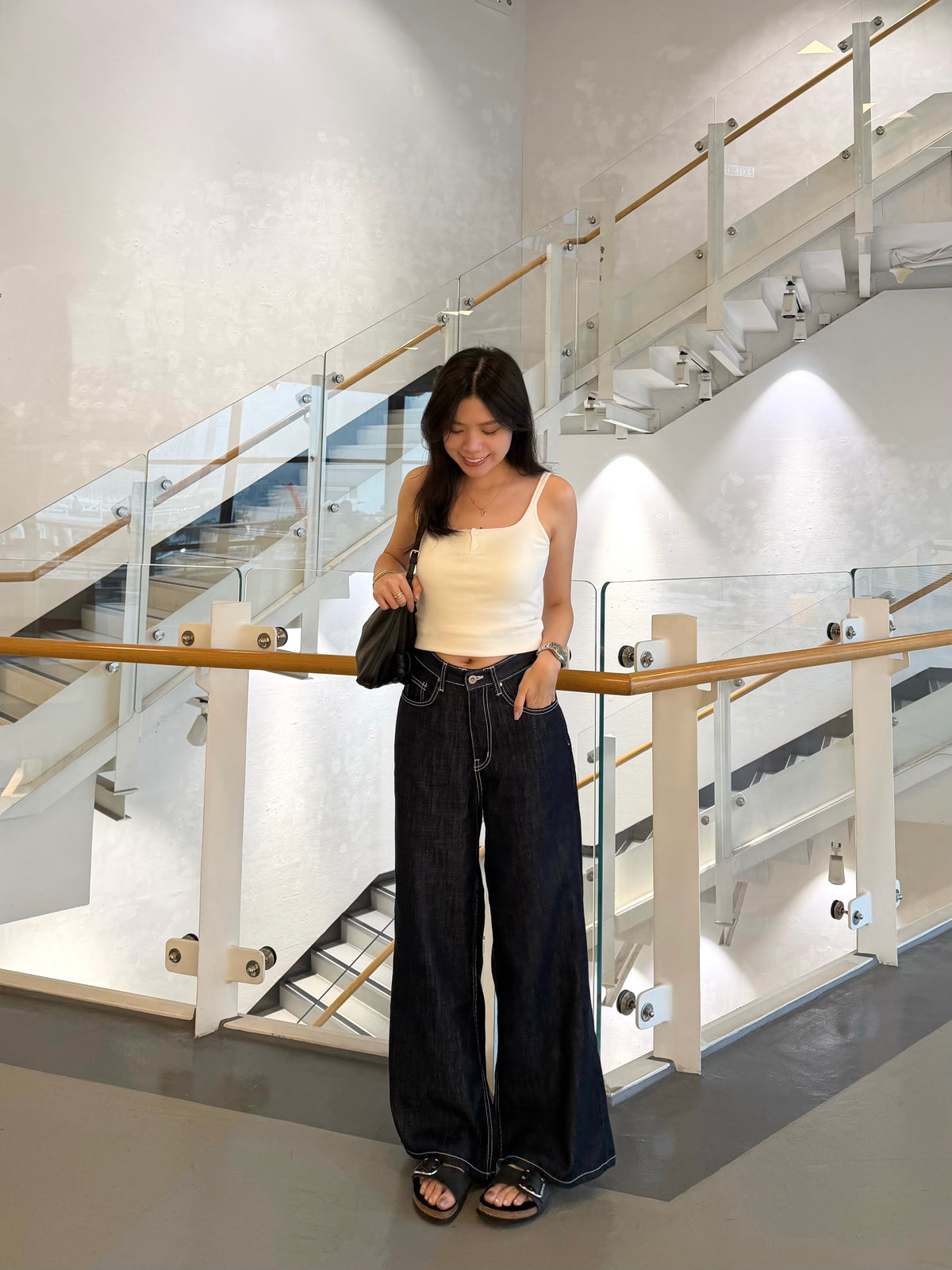 假雙肩帶Bra Top