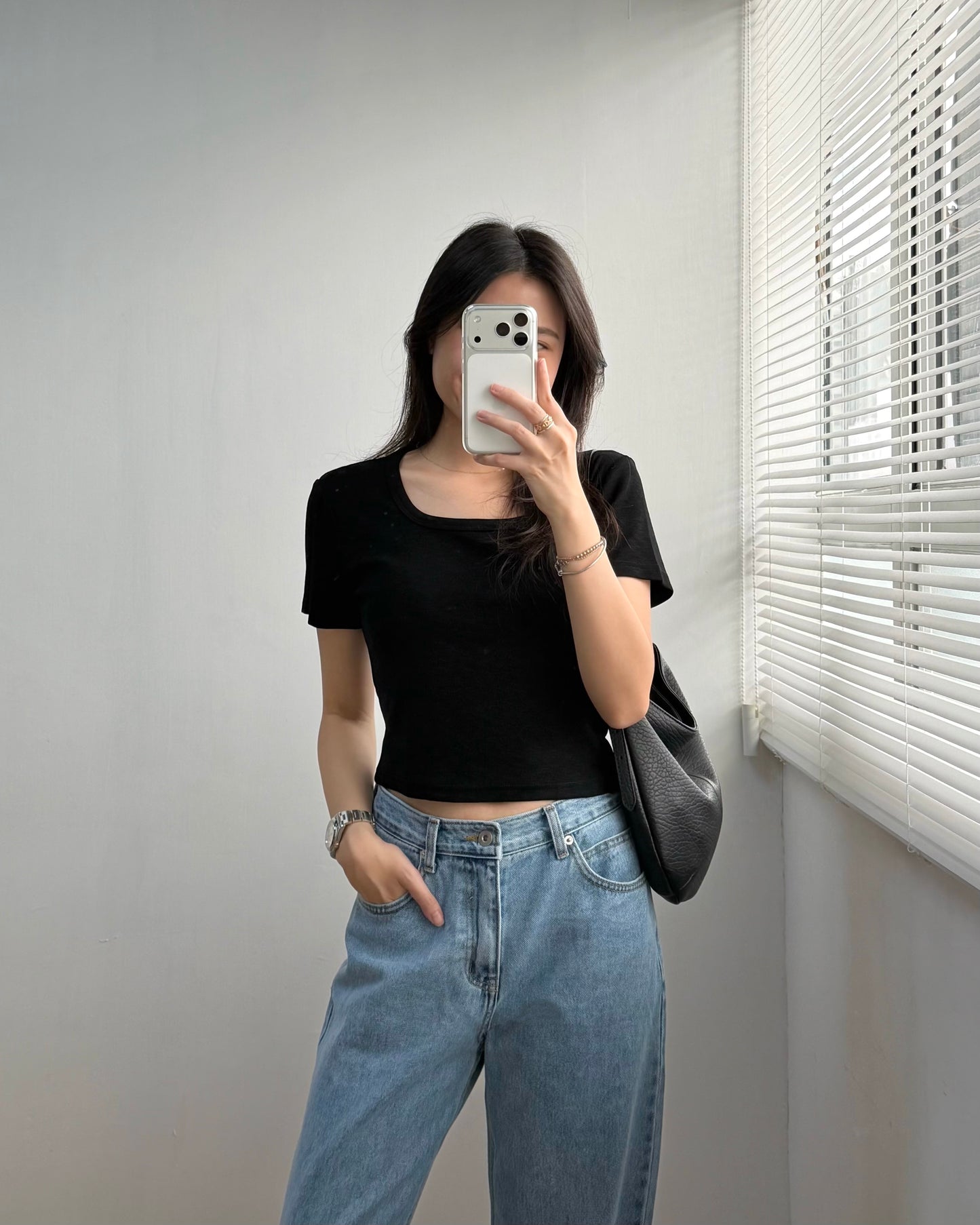 方領短Tee