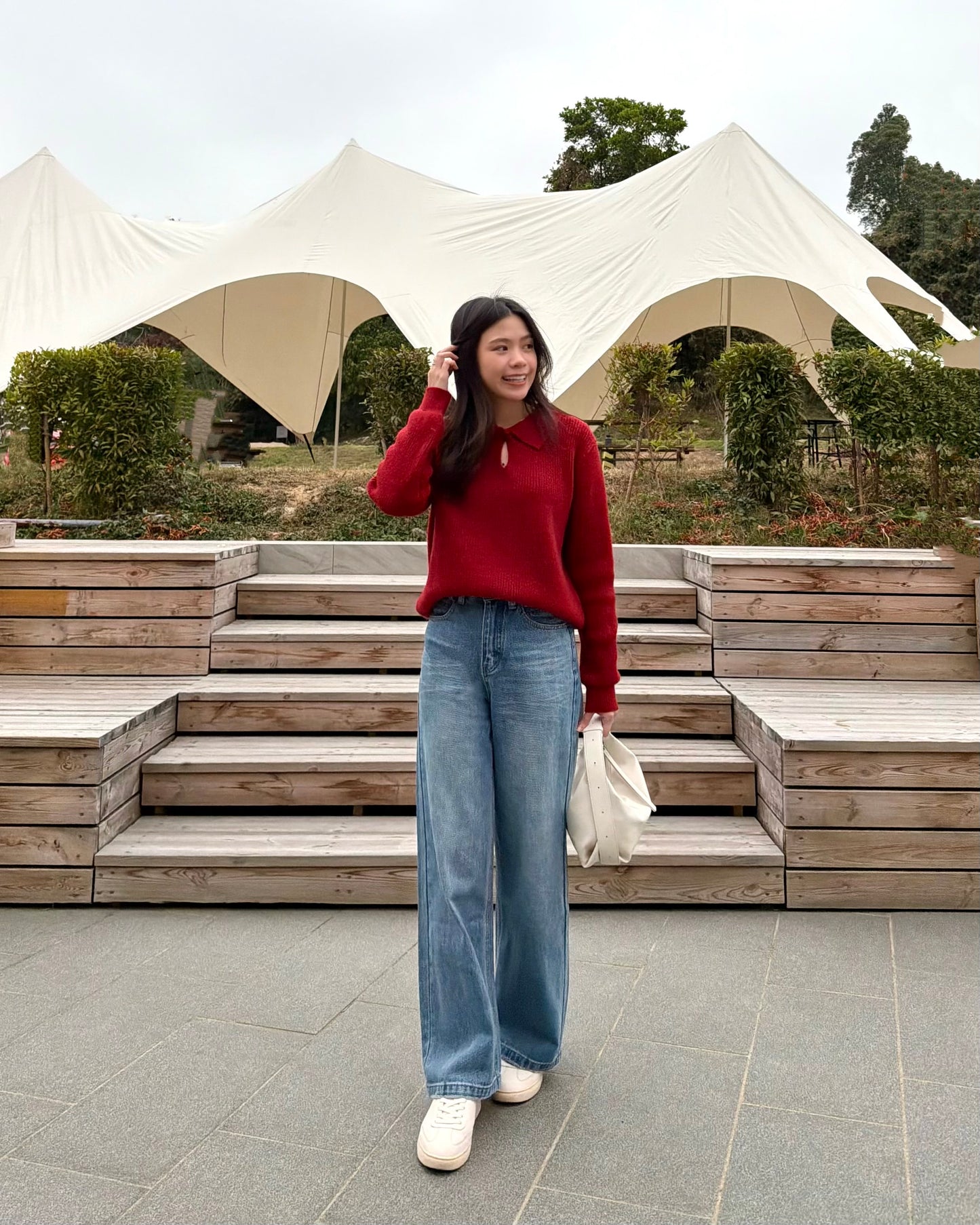 《現貨》筷子腳直筒寬牛褲