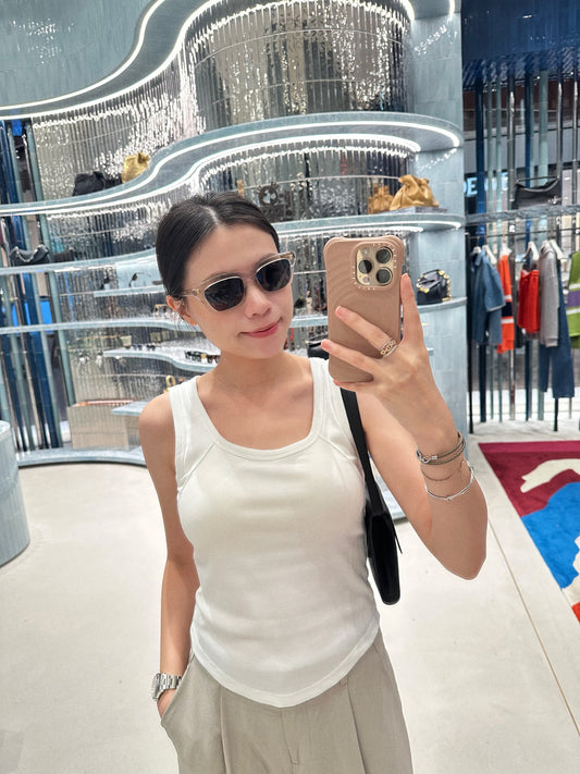 斜明線背心Bra Top