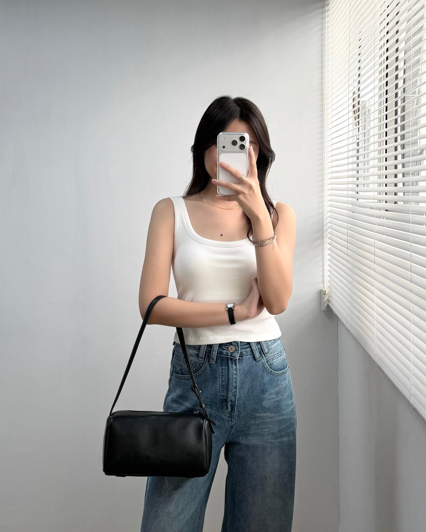 粗肩帶Basic Bra Top