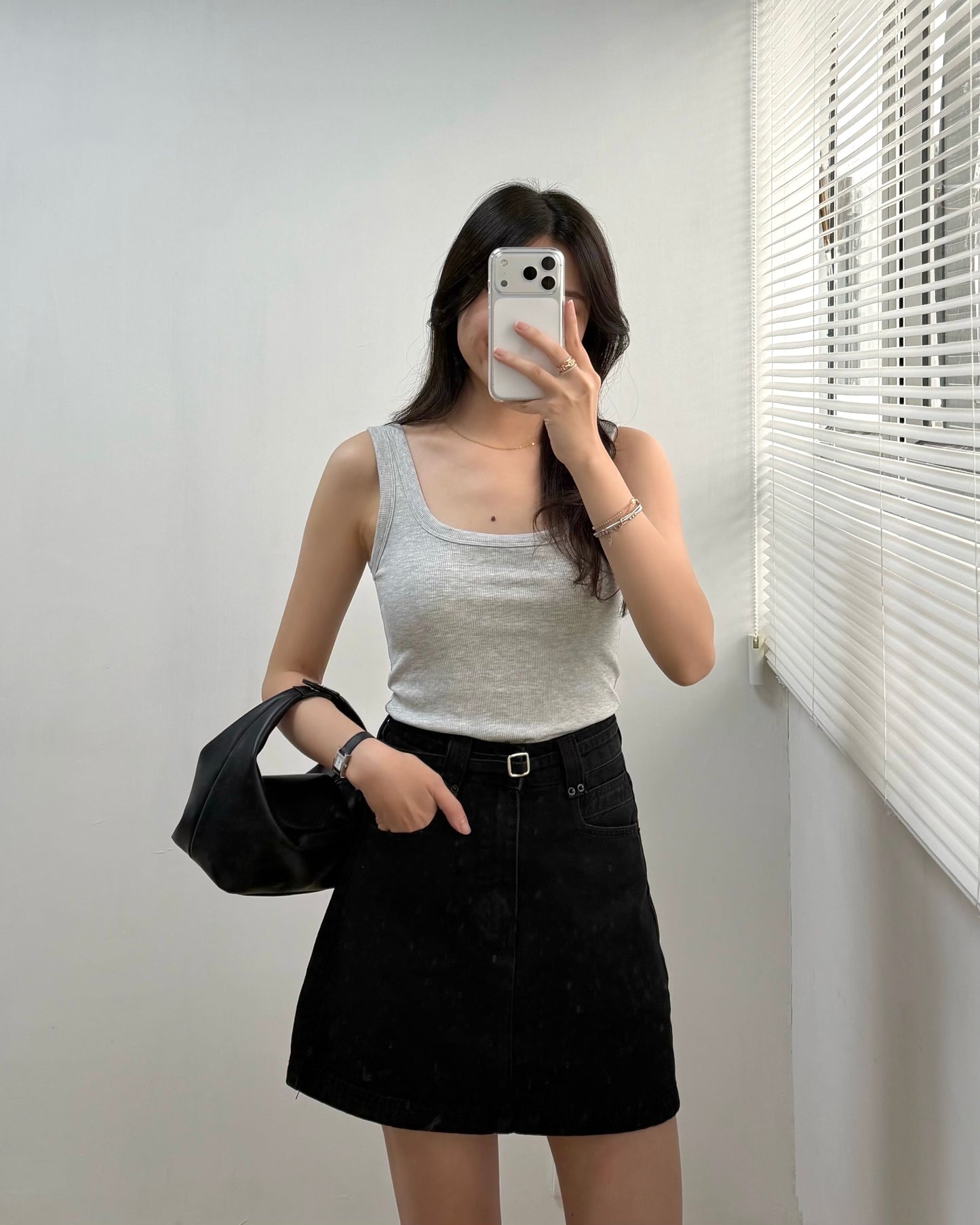 粗肩帶Basic Bra Top