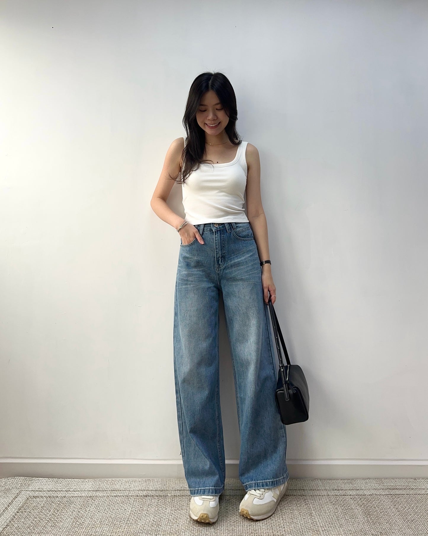 粗肩帶Basic Bra Top