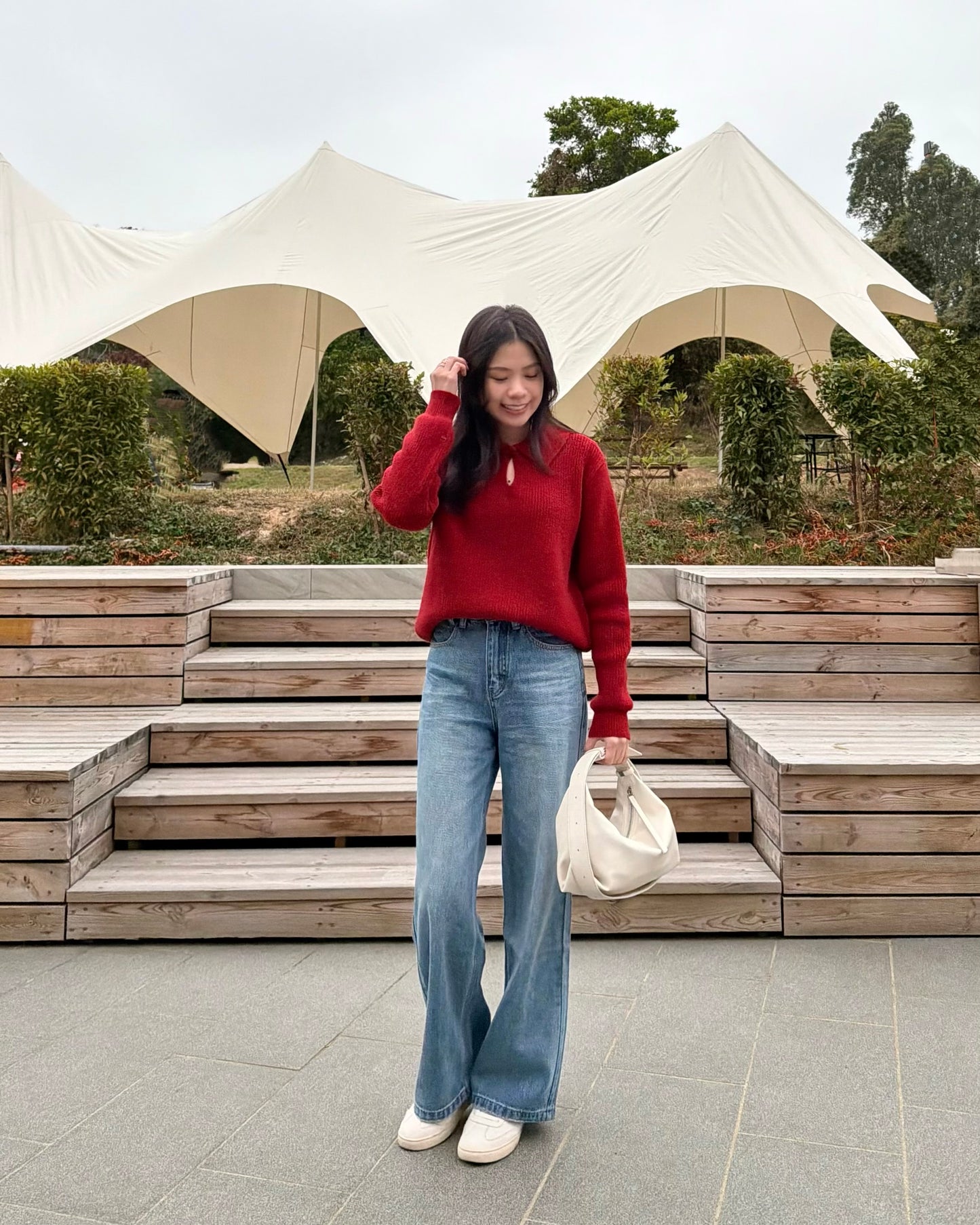 《現貨》筷子腳直筒寬牛褲