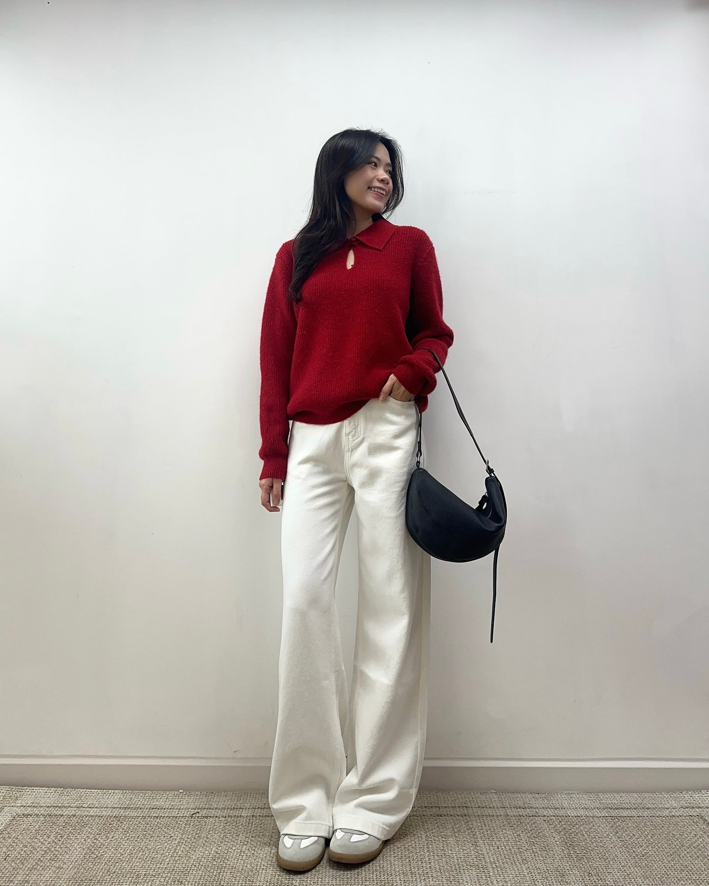 《現貨》筷子腳直筒寬牛褲