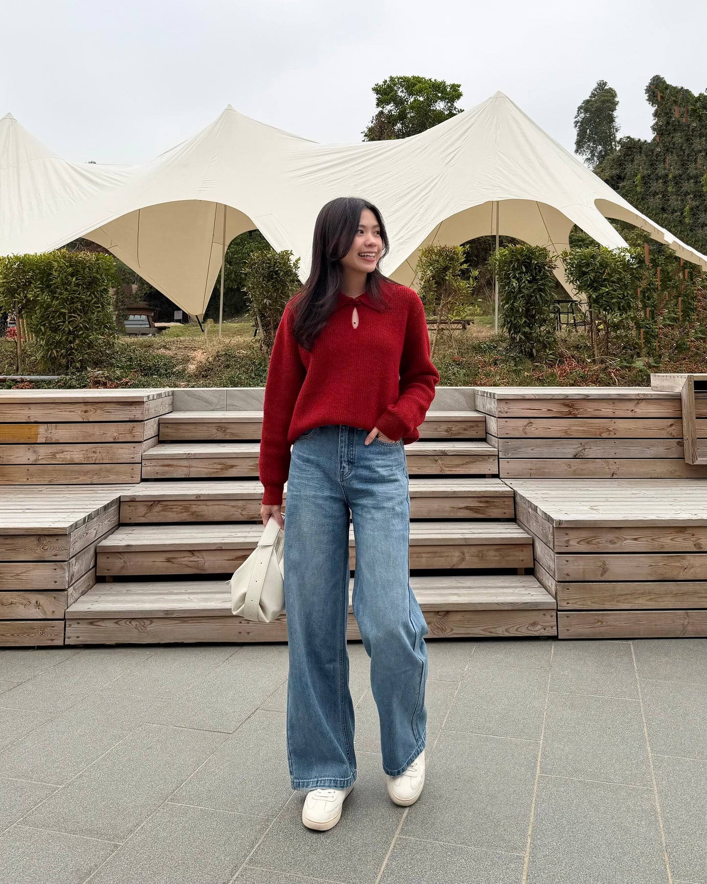 《現貨》筷子腳直筒寬牛褲