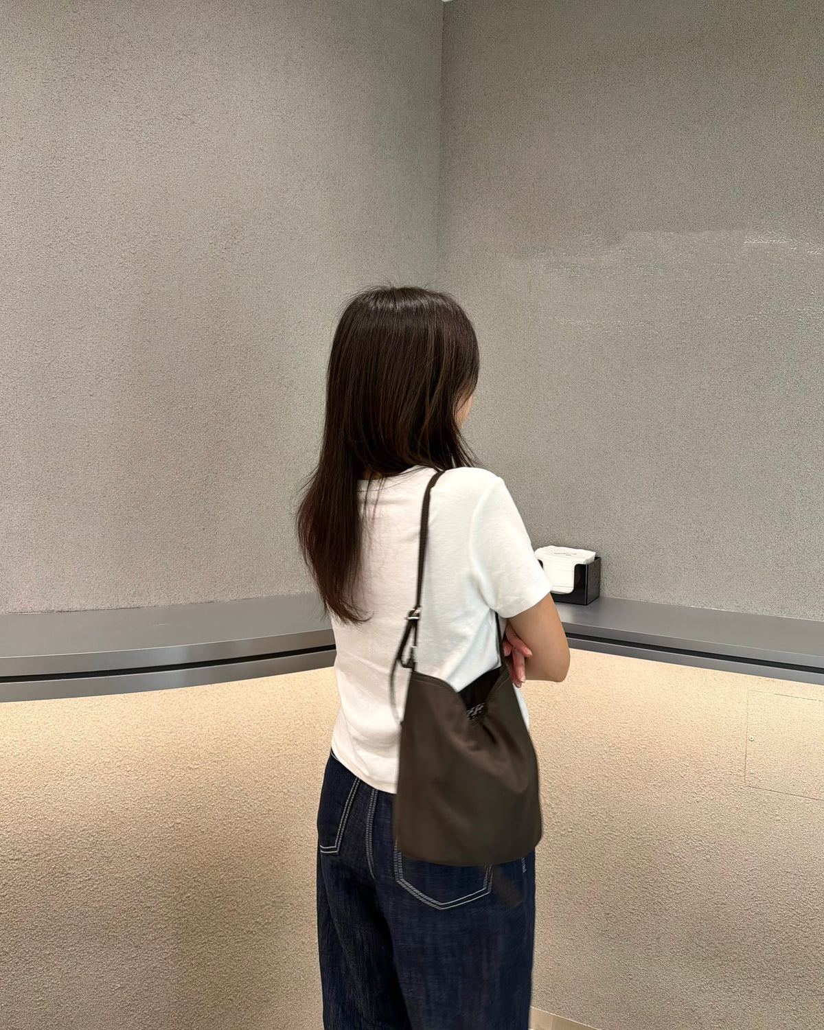 暗紋短Tee