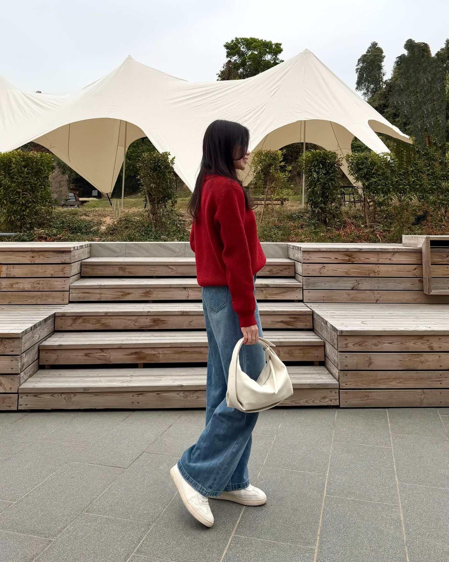 《現貨》筷子腳直筒寬牛褲