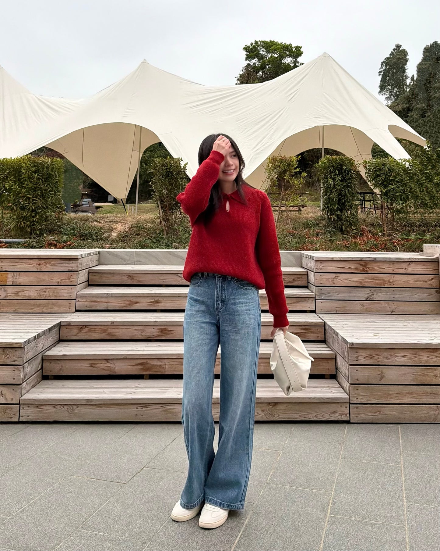 《現貨》筷子腳直筒寬牛褲