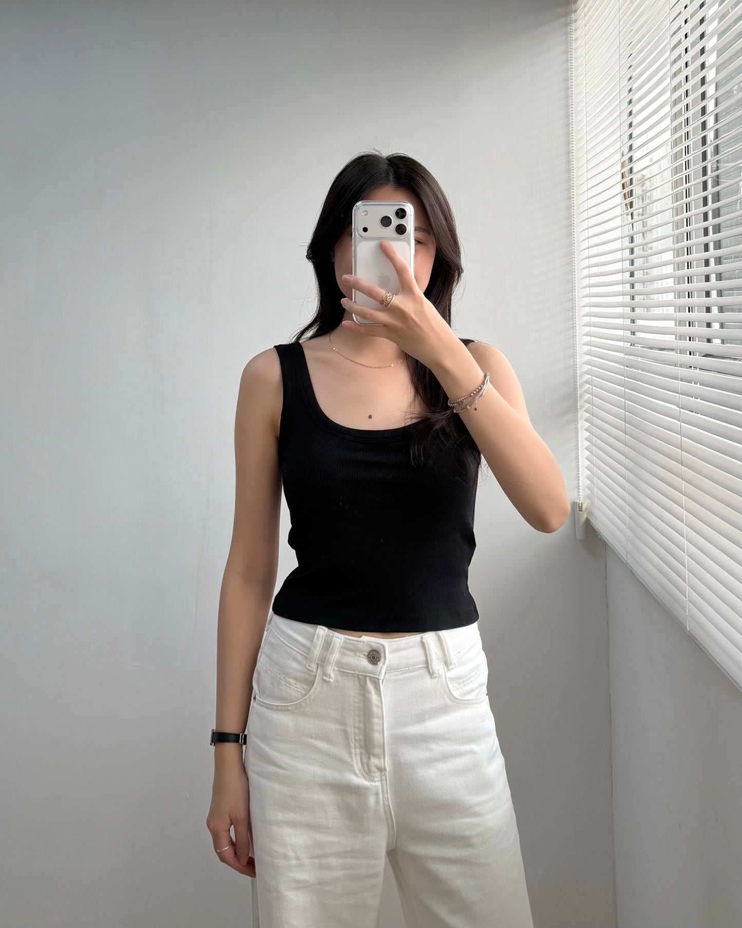 粗肩帶Basic Bra Top