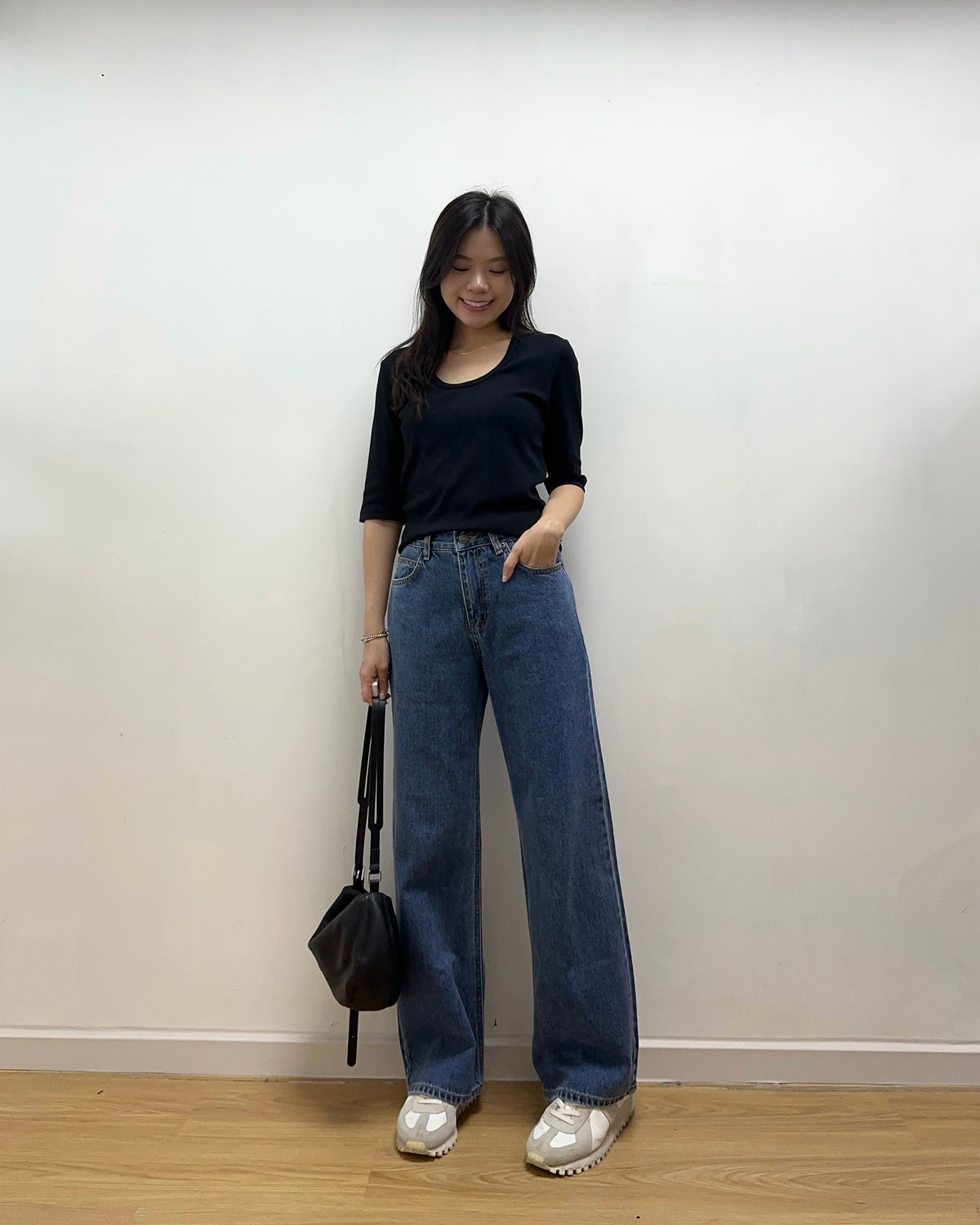 U領中袖Top Made by NWN