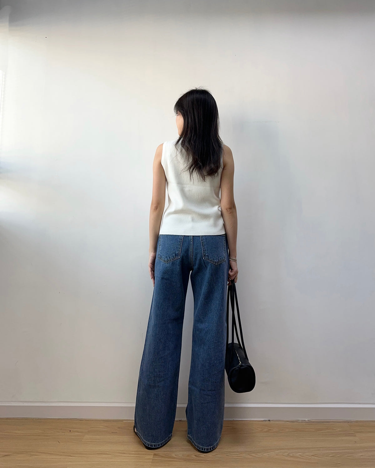 深彩藍直筒長牛