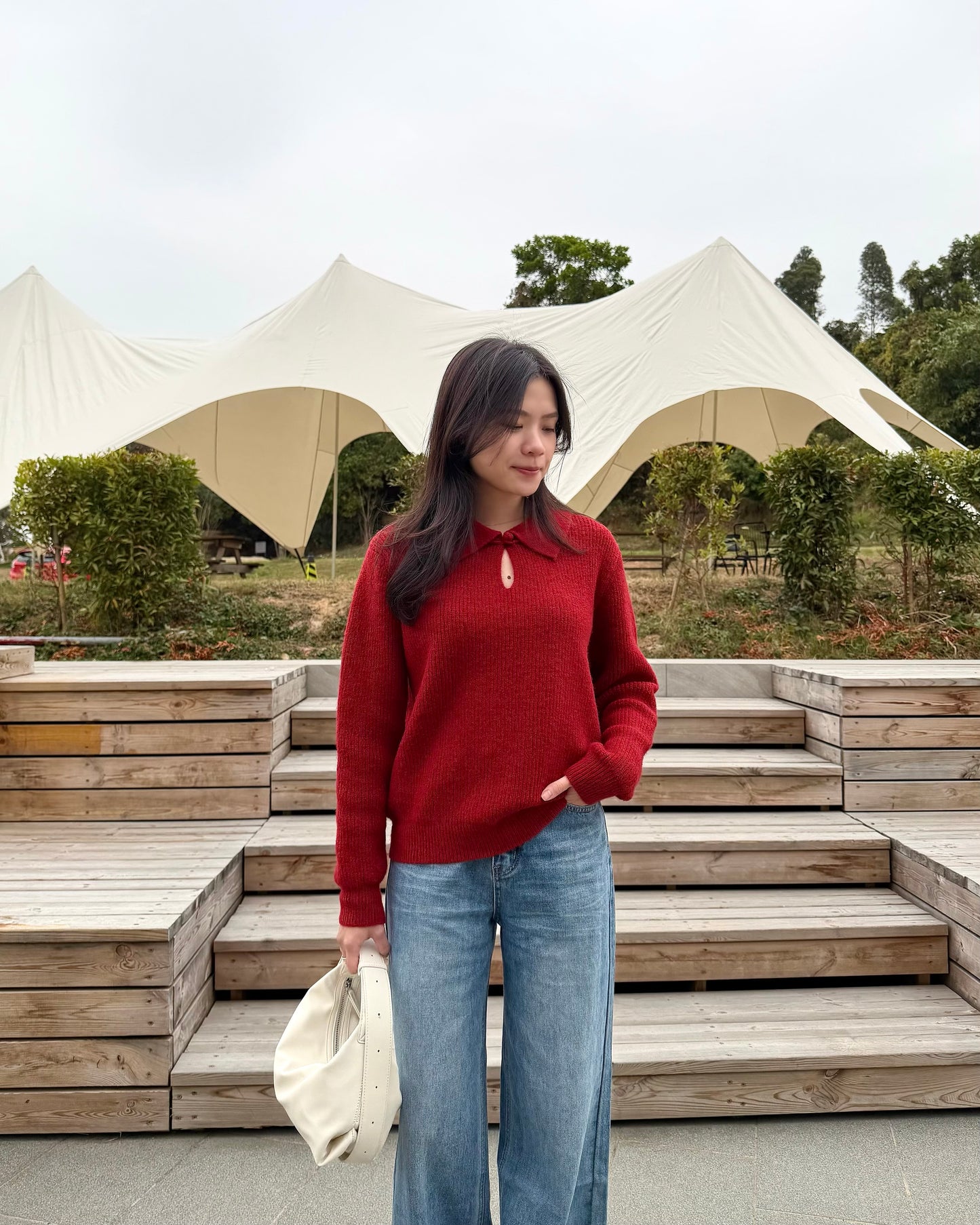 《現貨》筷子腳直筒寬牛褲