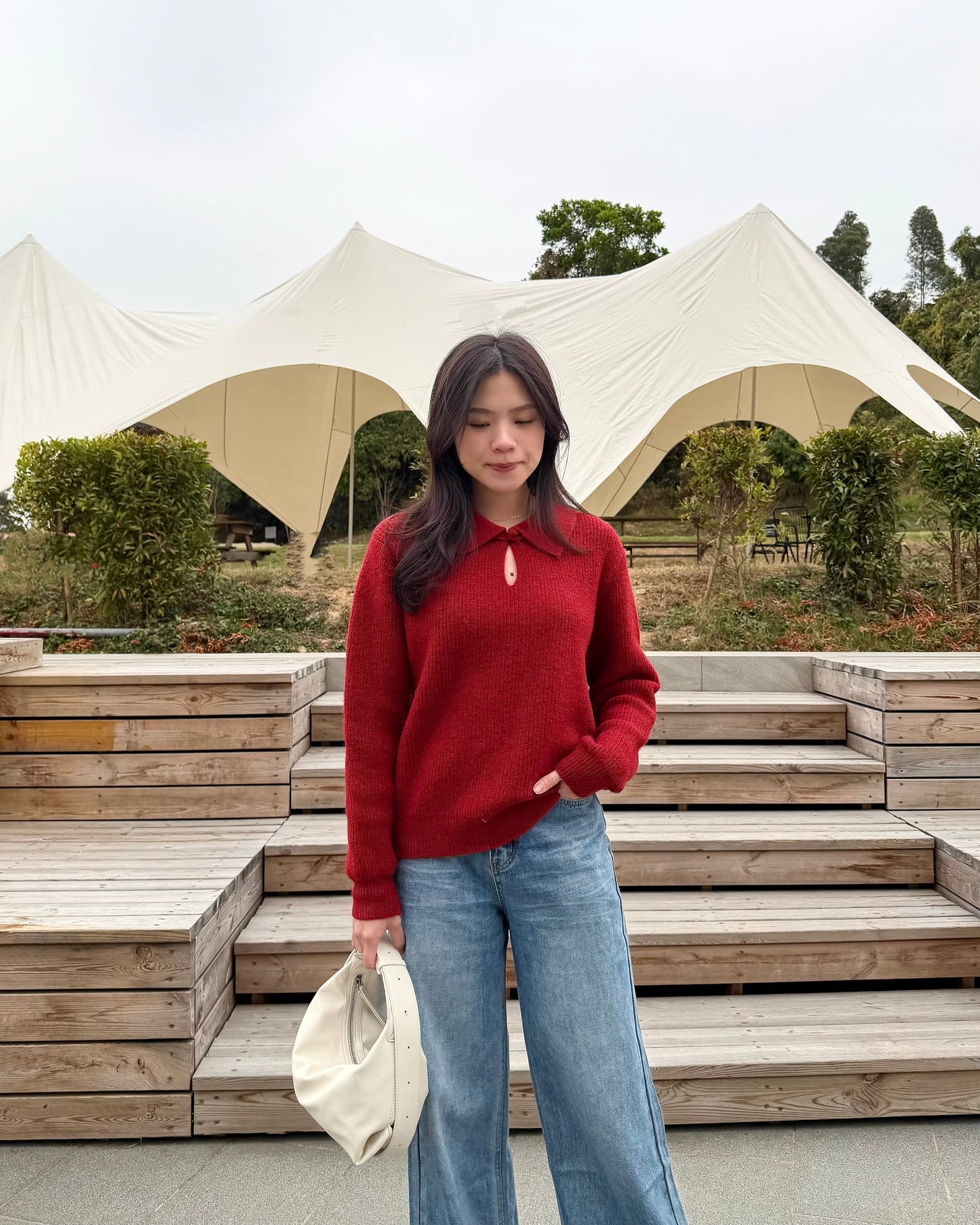 《現貨》筷子腳直筒寬牛褲