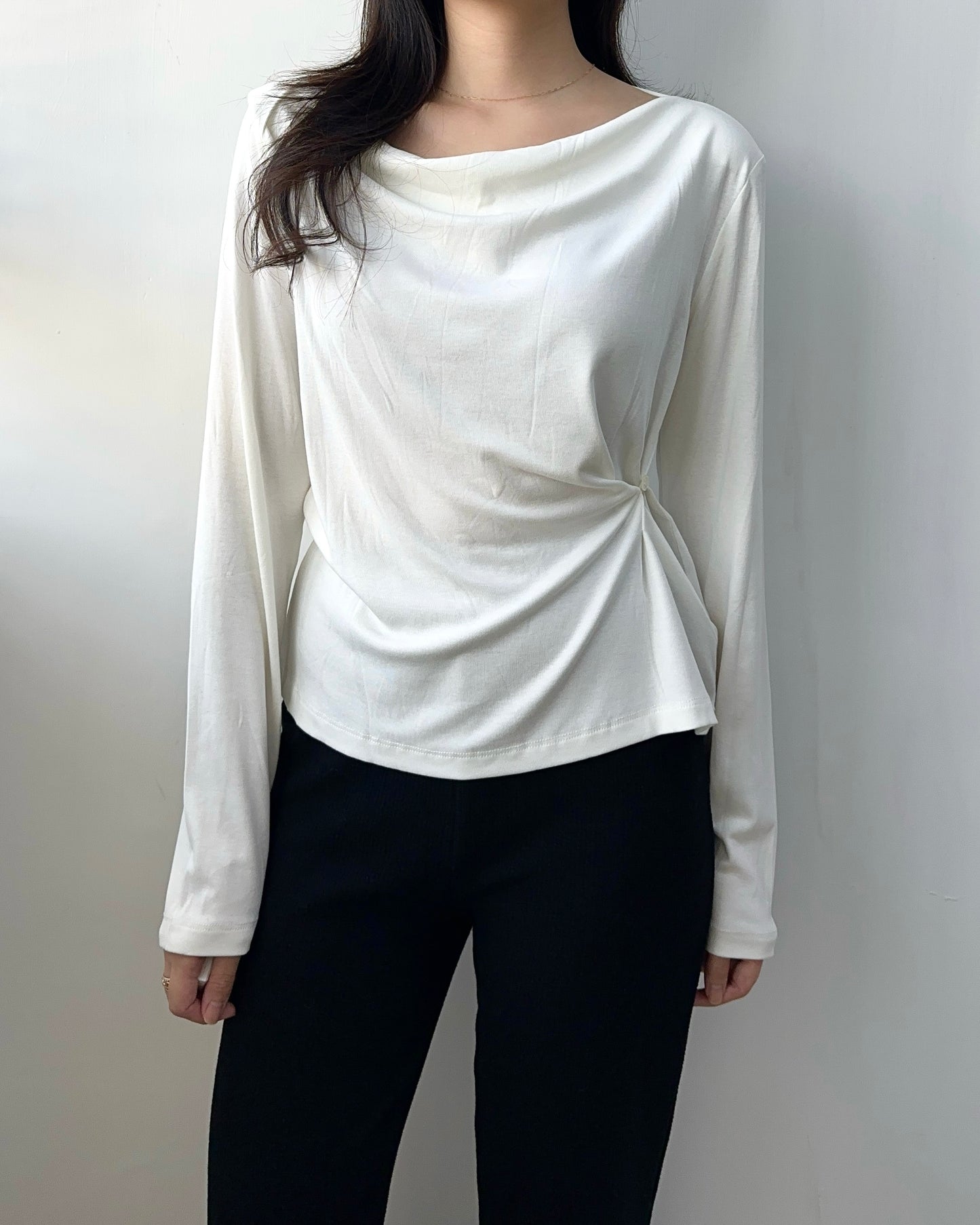 修身側扣Top