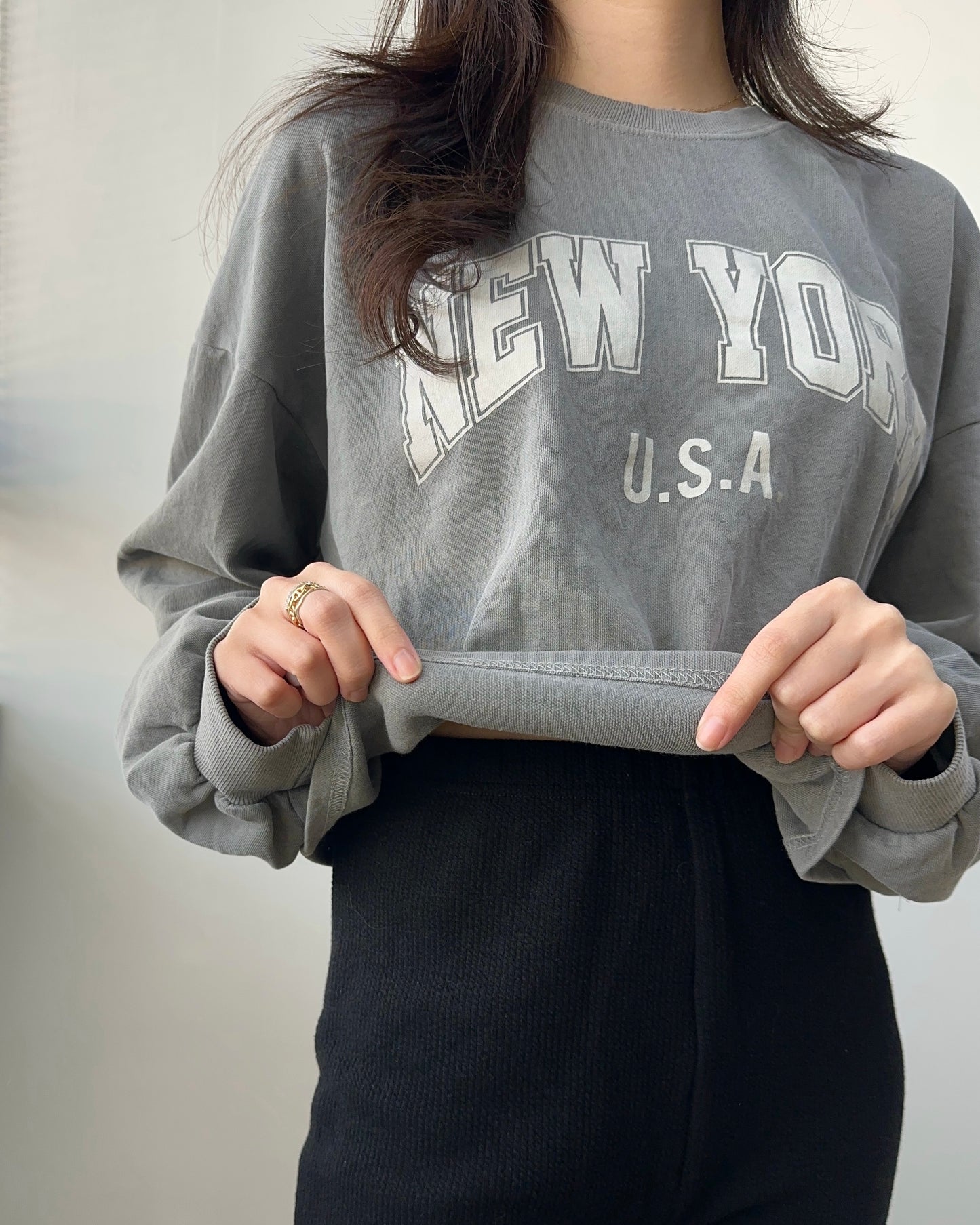 洗水短New York Top