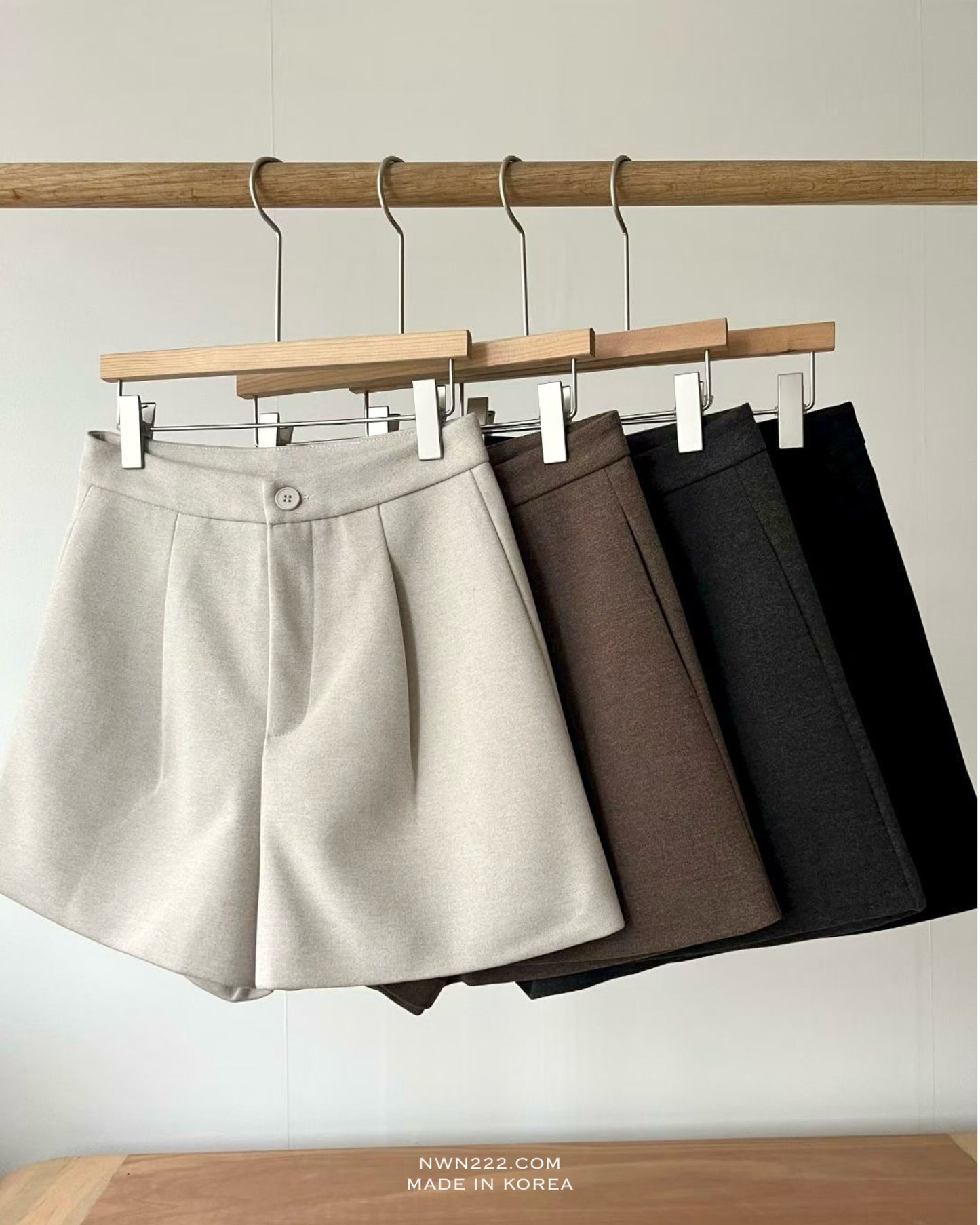 極簡約A cut 西裝短褲