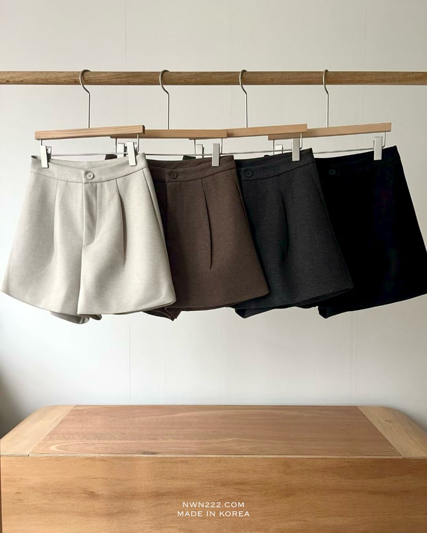 極簡約A cut 西裝短褲