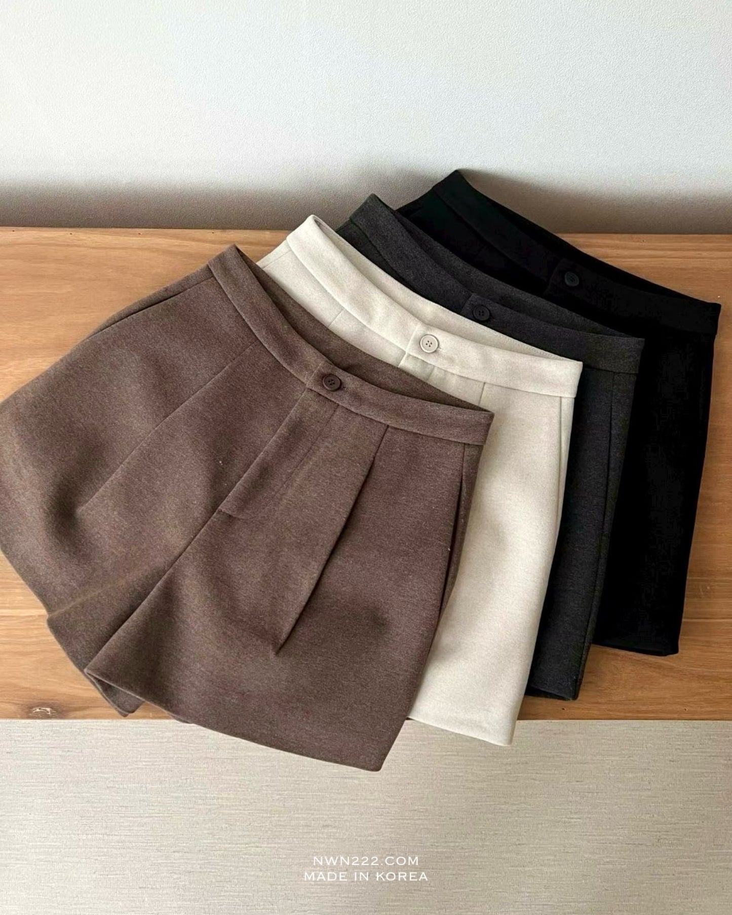 極簡約A cut 西裝短褲