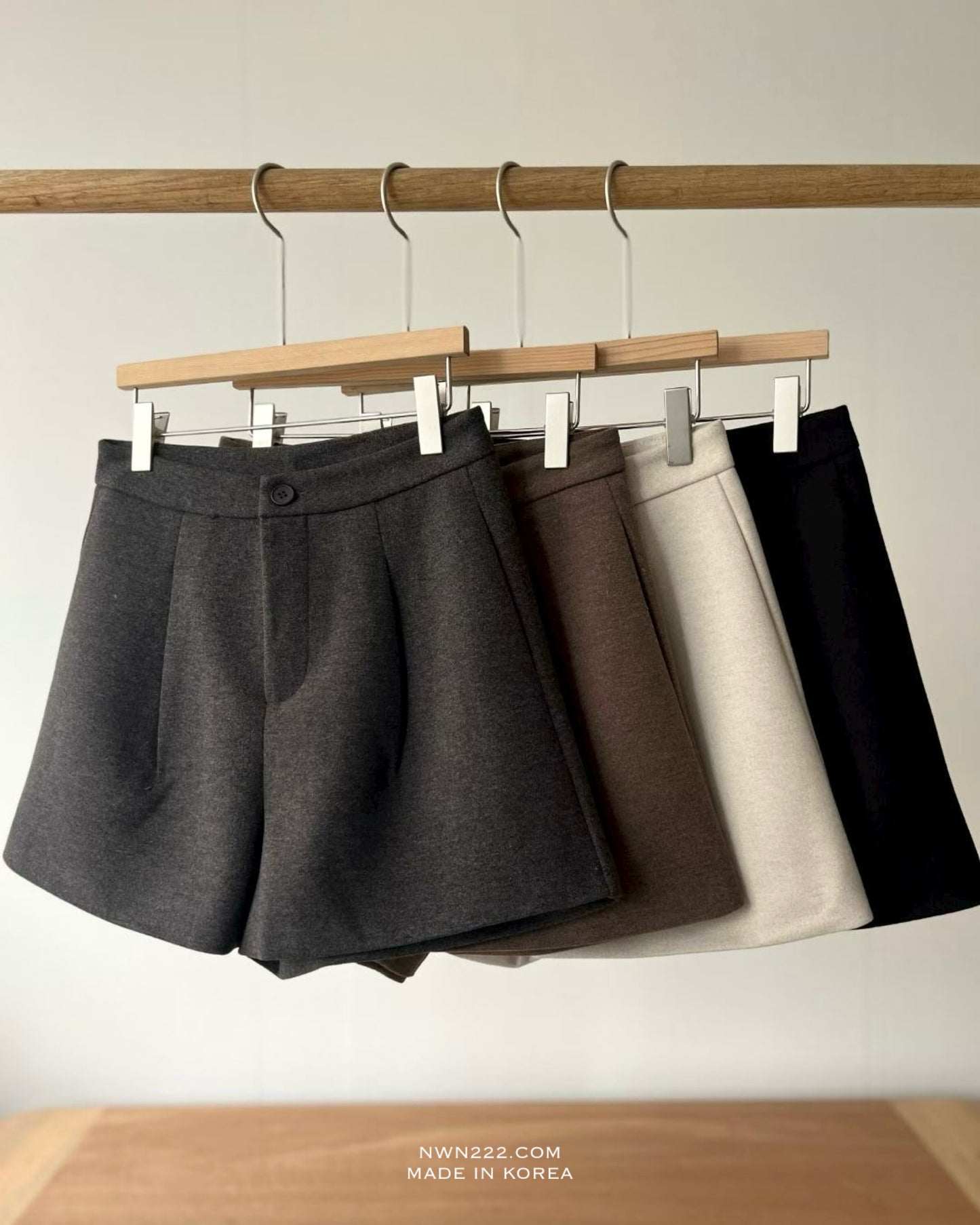 極簡約A cut 西裝短褲