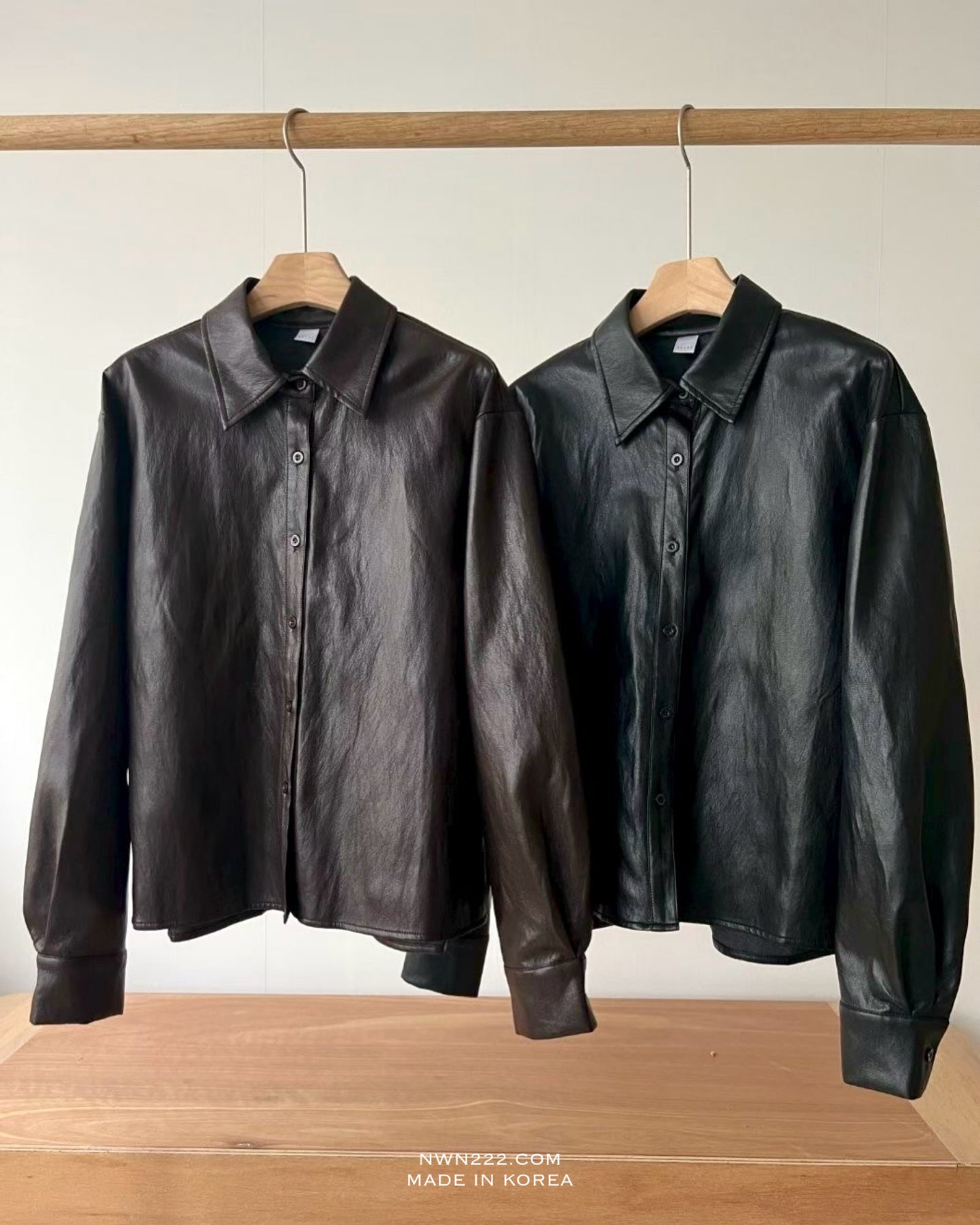 【預訂】仿皮恤衫