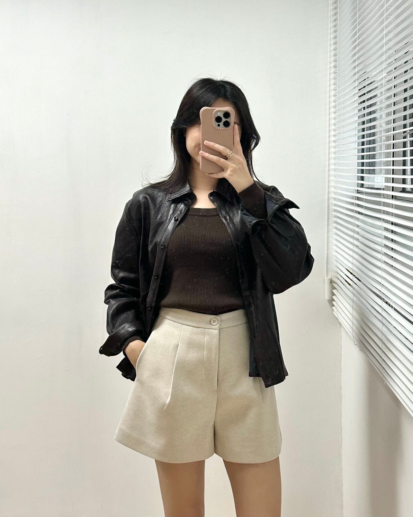 【預訂】仿皮恤衫