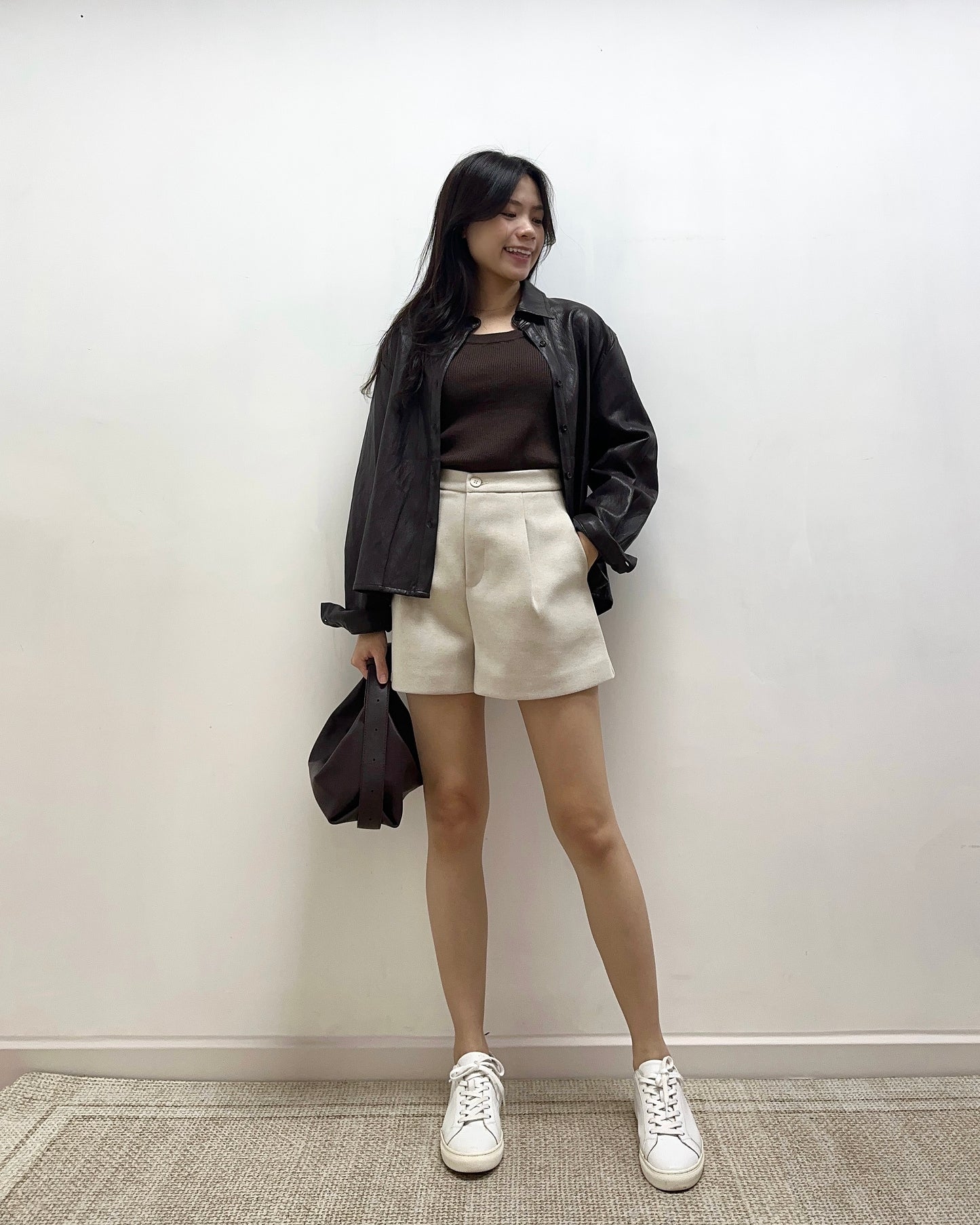 【預訂】仿皮恤衫