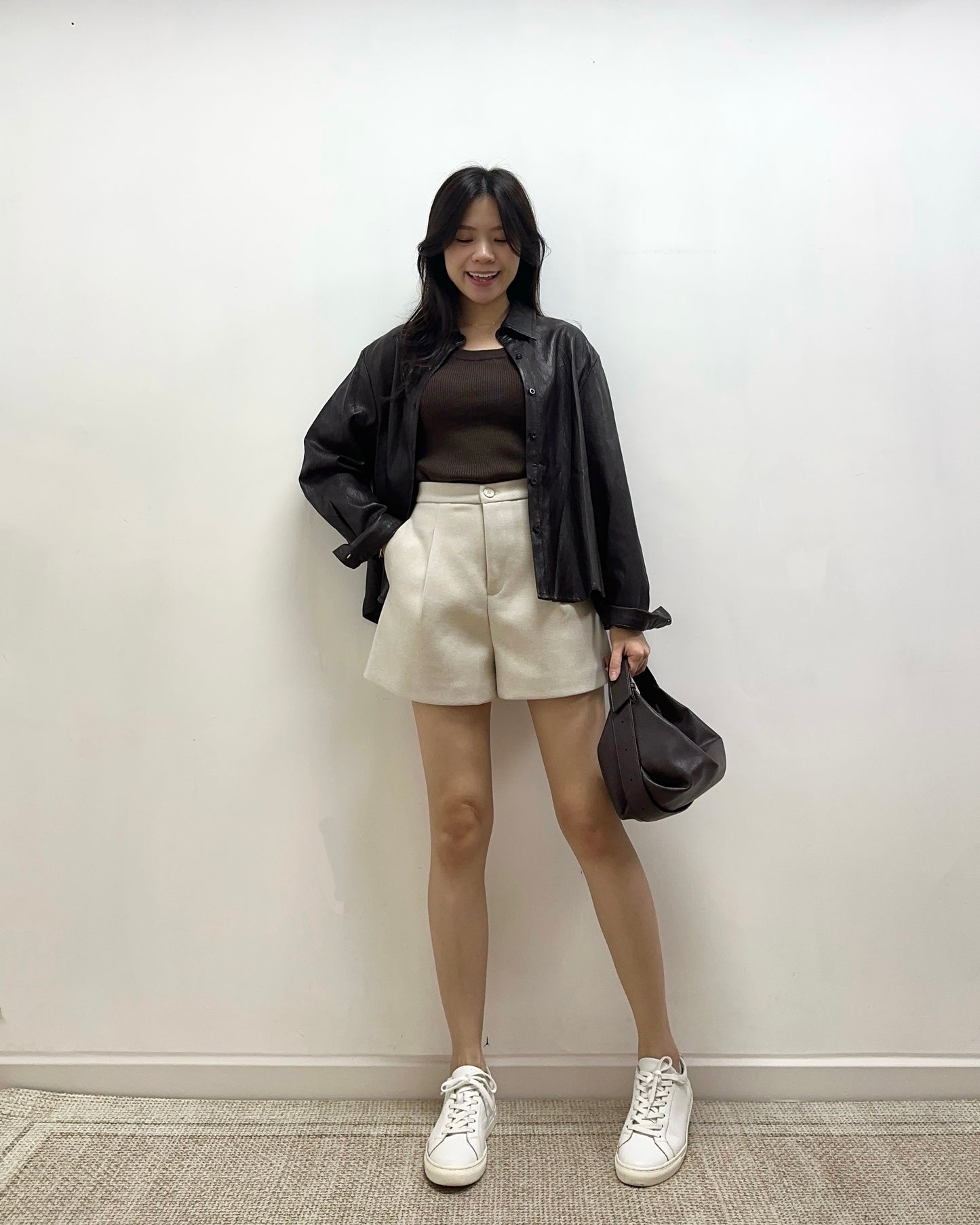 【預訂】仿皮恤衫