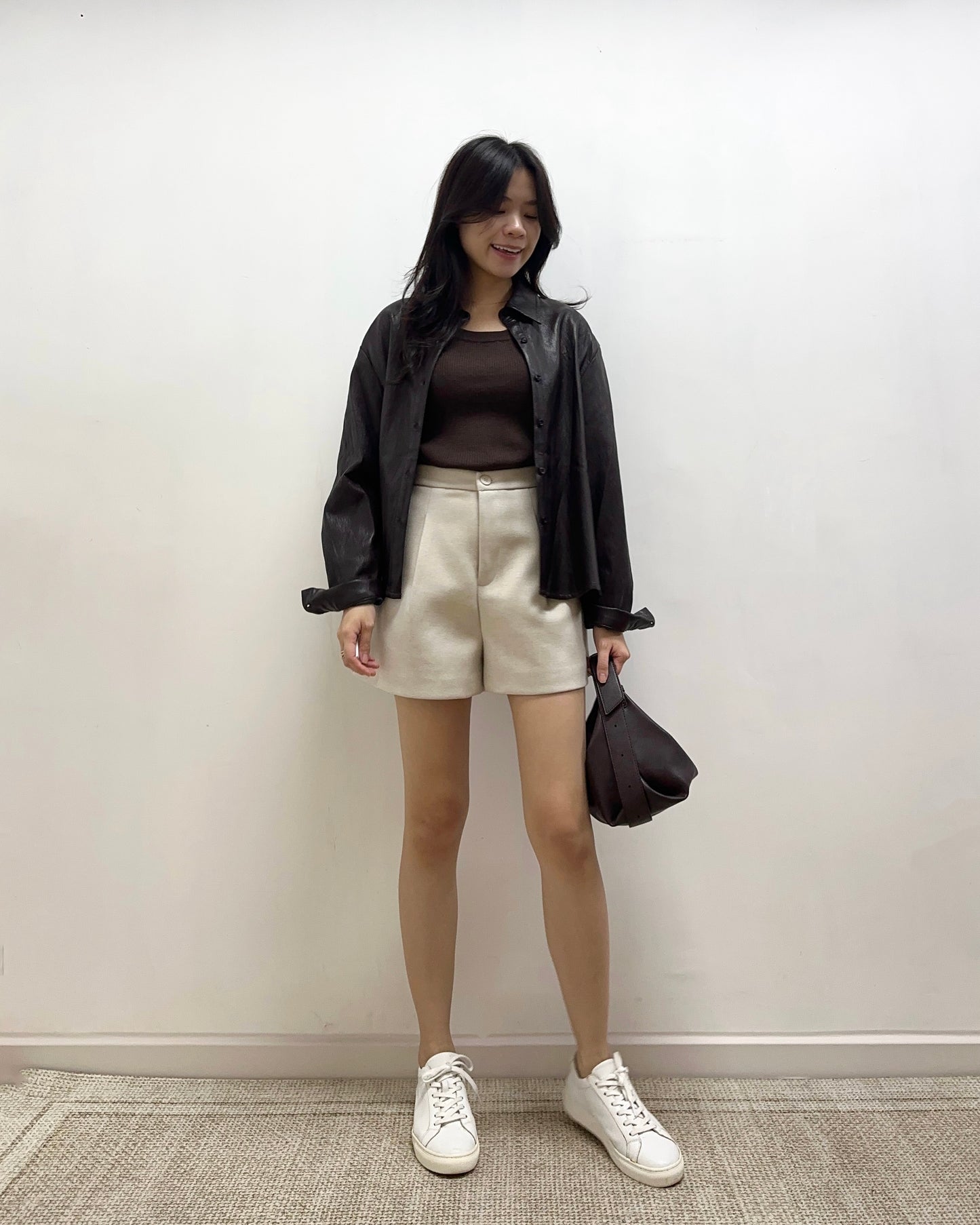 【預訂】仿皮恤衫