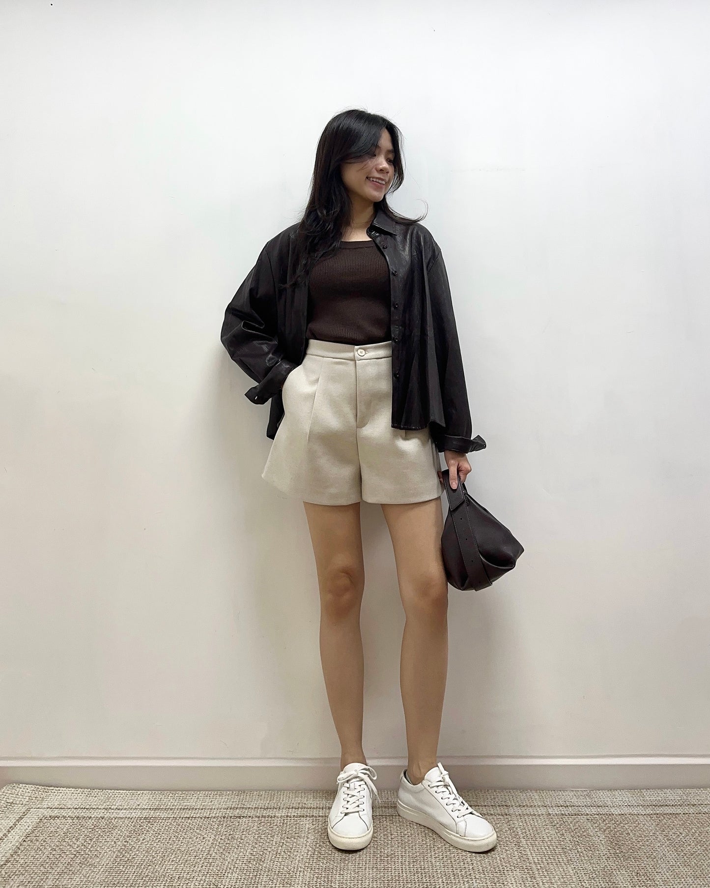 【預訂】仿皮恤衫