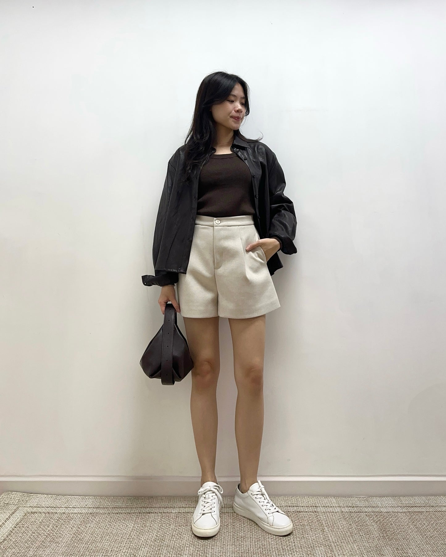 【預訂】仿皮恤衫