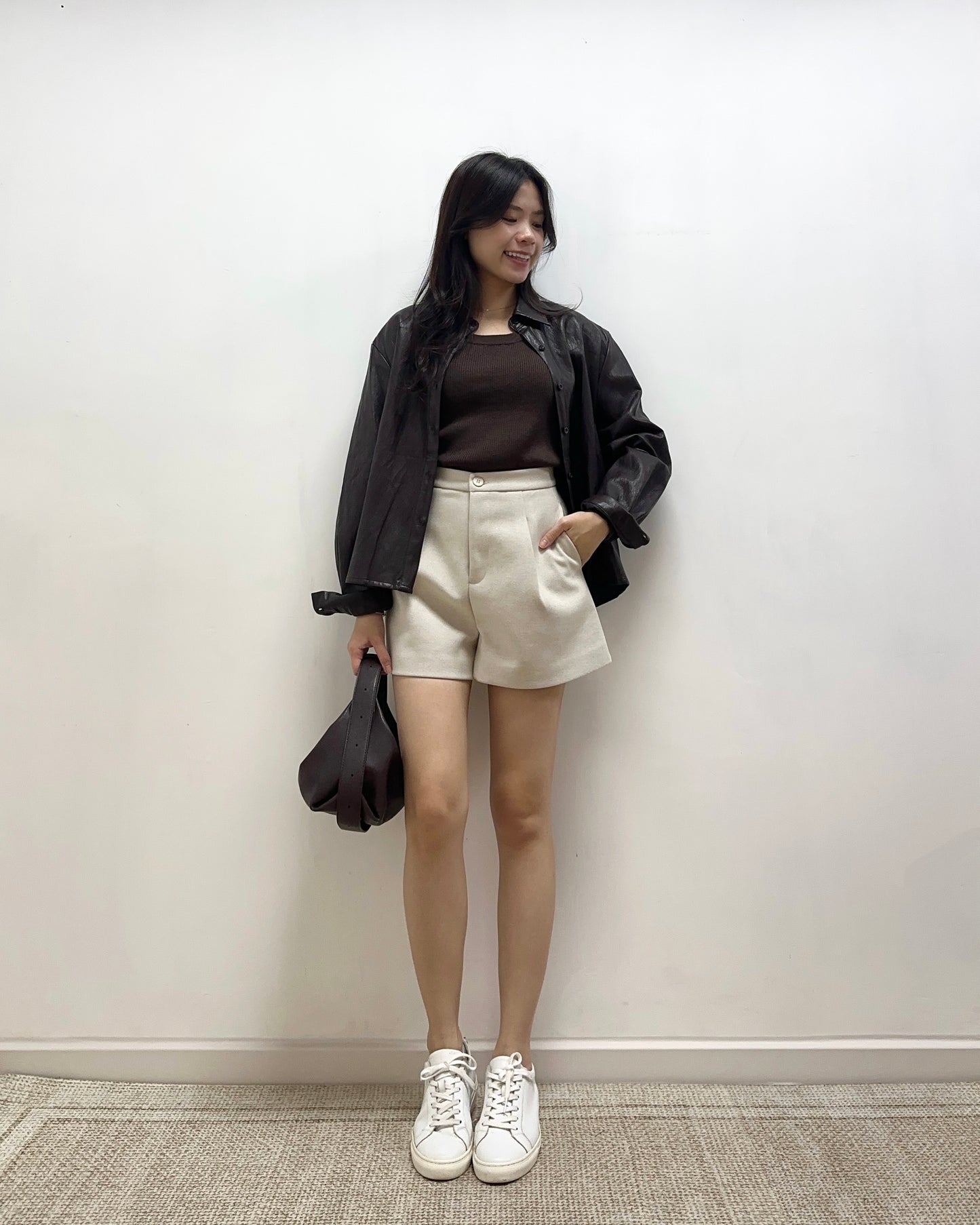 【預訂】仿皮恤衫