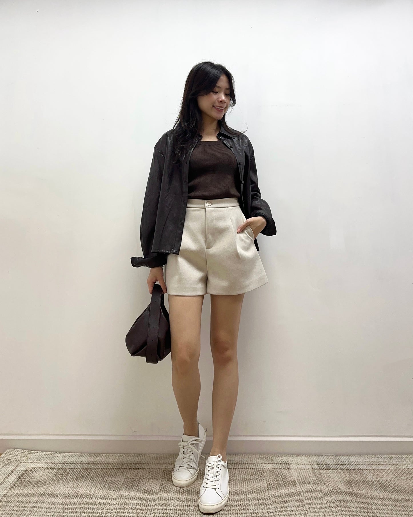 【預訂】仿皮恤衫